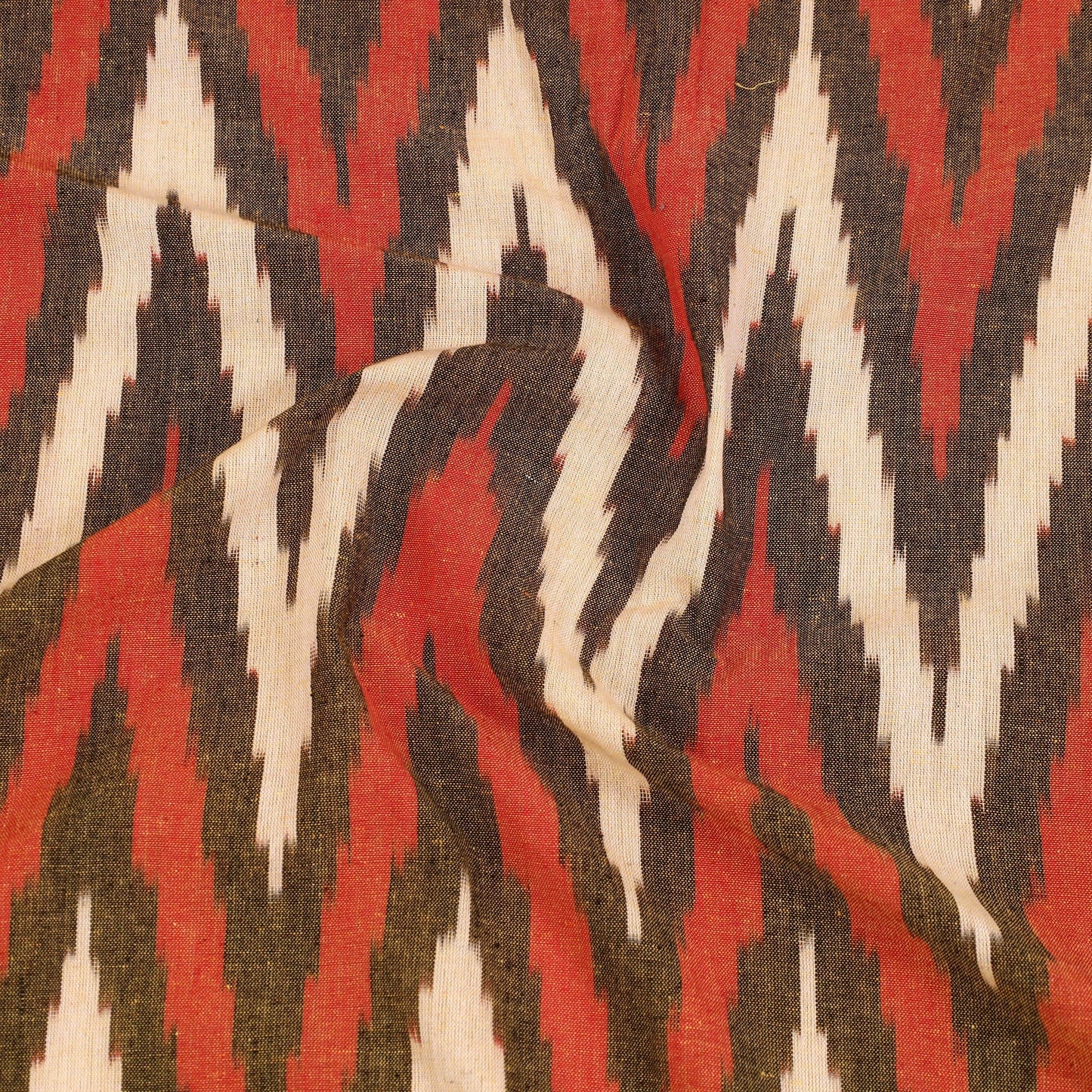 Handloom cotton single pochampally ikat bed sheet (90 x 60
