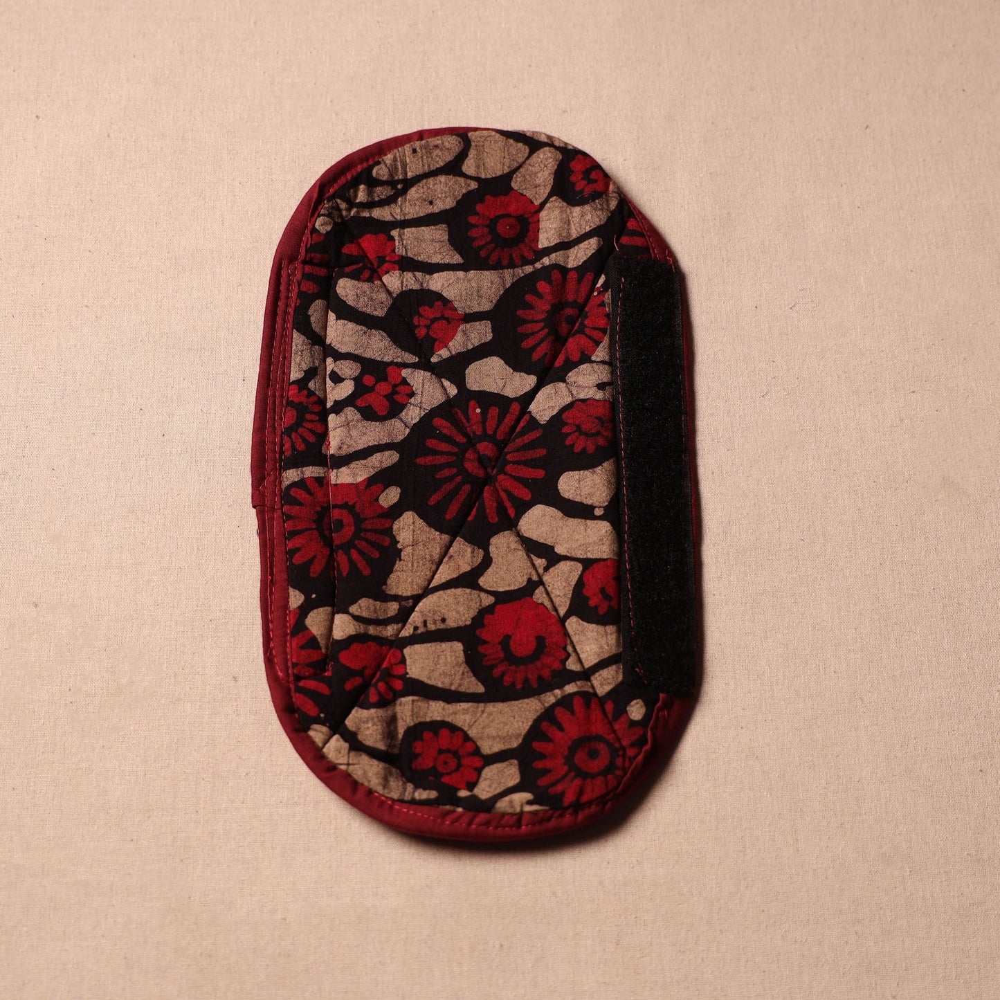 Buy Handmade Cotton Beige Fridge Handle Cover 215