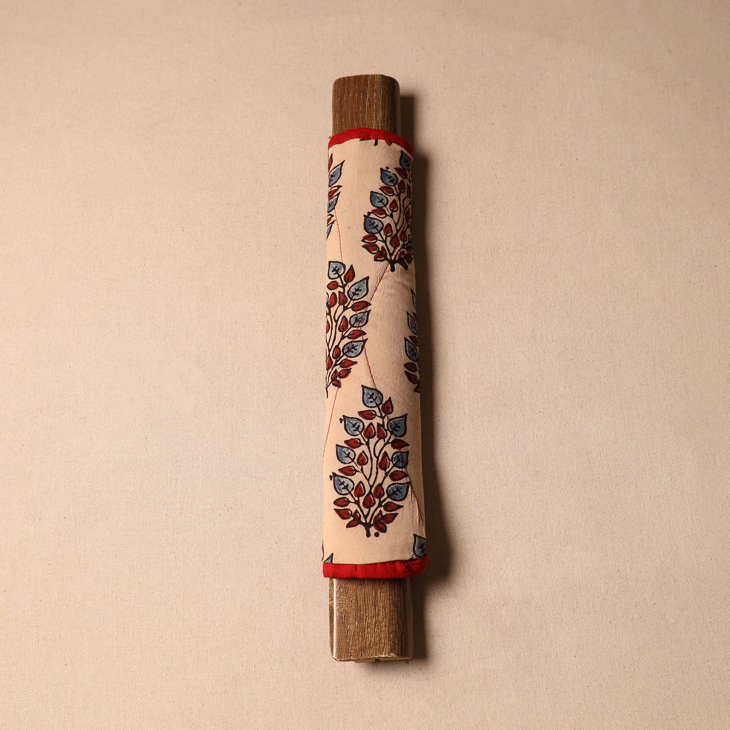 Beige - handmade cotton fridge handle cover 52 - handcrafted