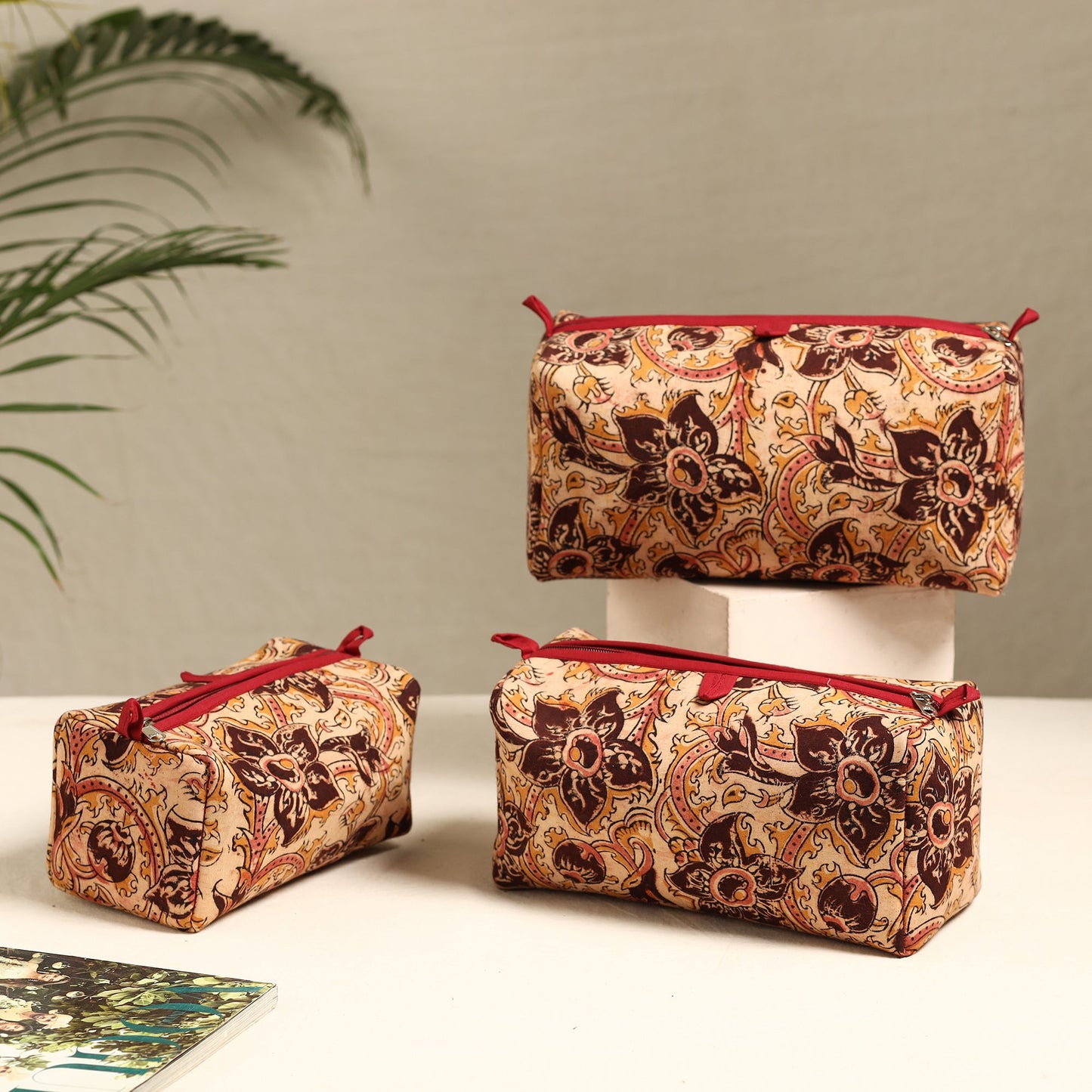 Handmade Cotton Toiletry Bags (Set of 3) 20