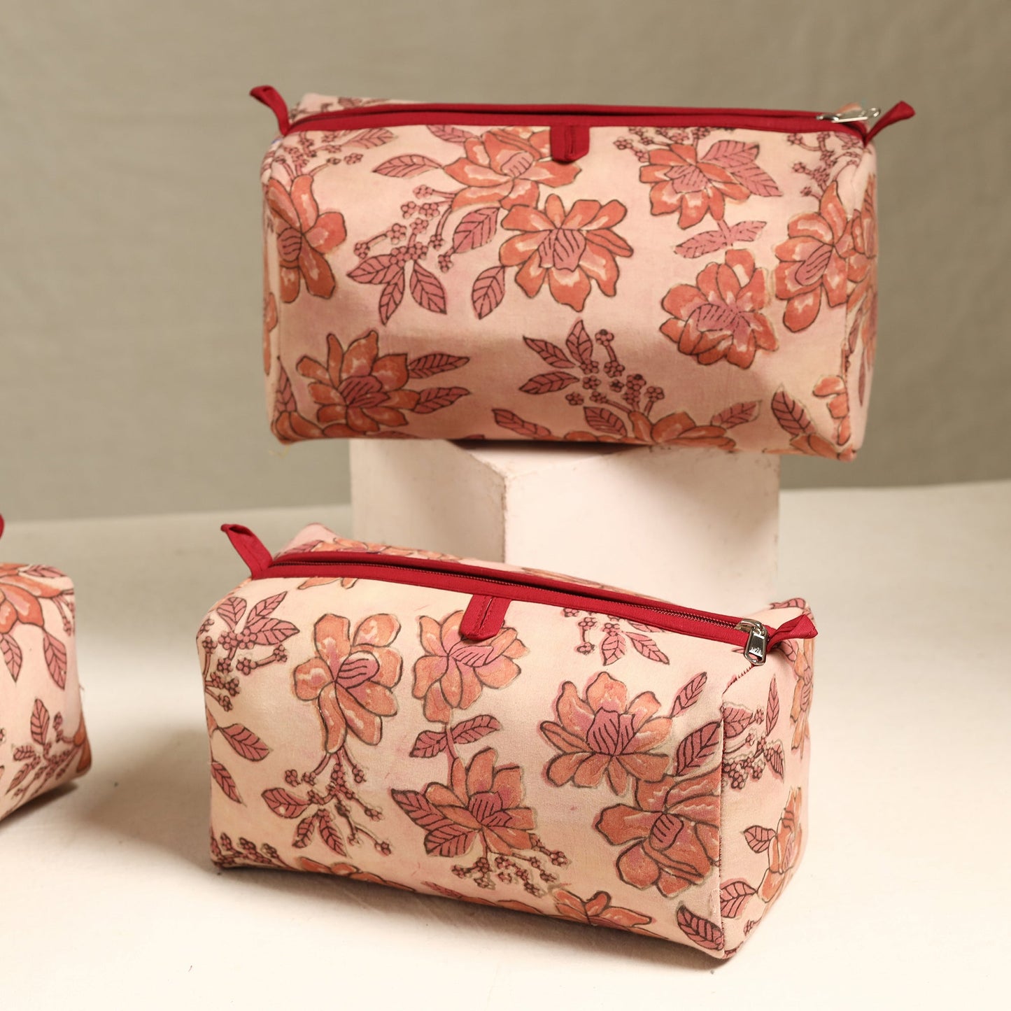 Handmade Cotton Toiletry Bags (Set of 3) 70