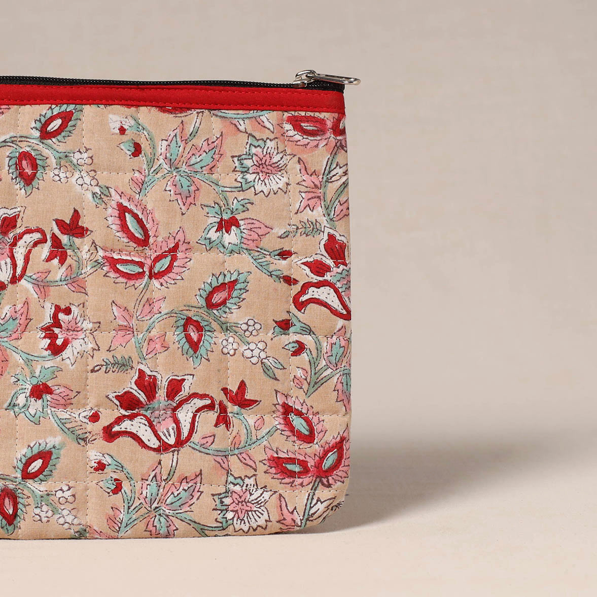Handmade quilted utility pouch 21 - handcrafted