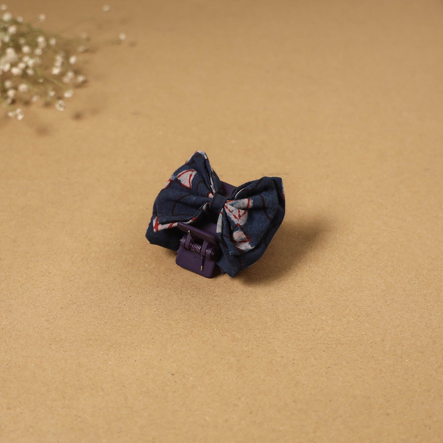 Handmade women’s bow hair claw clip 76 - handcrafted