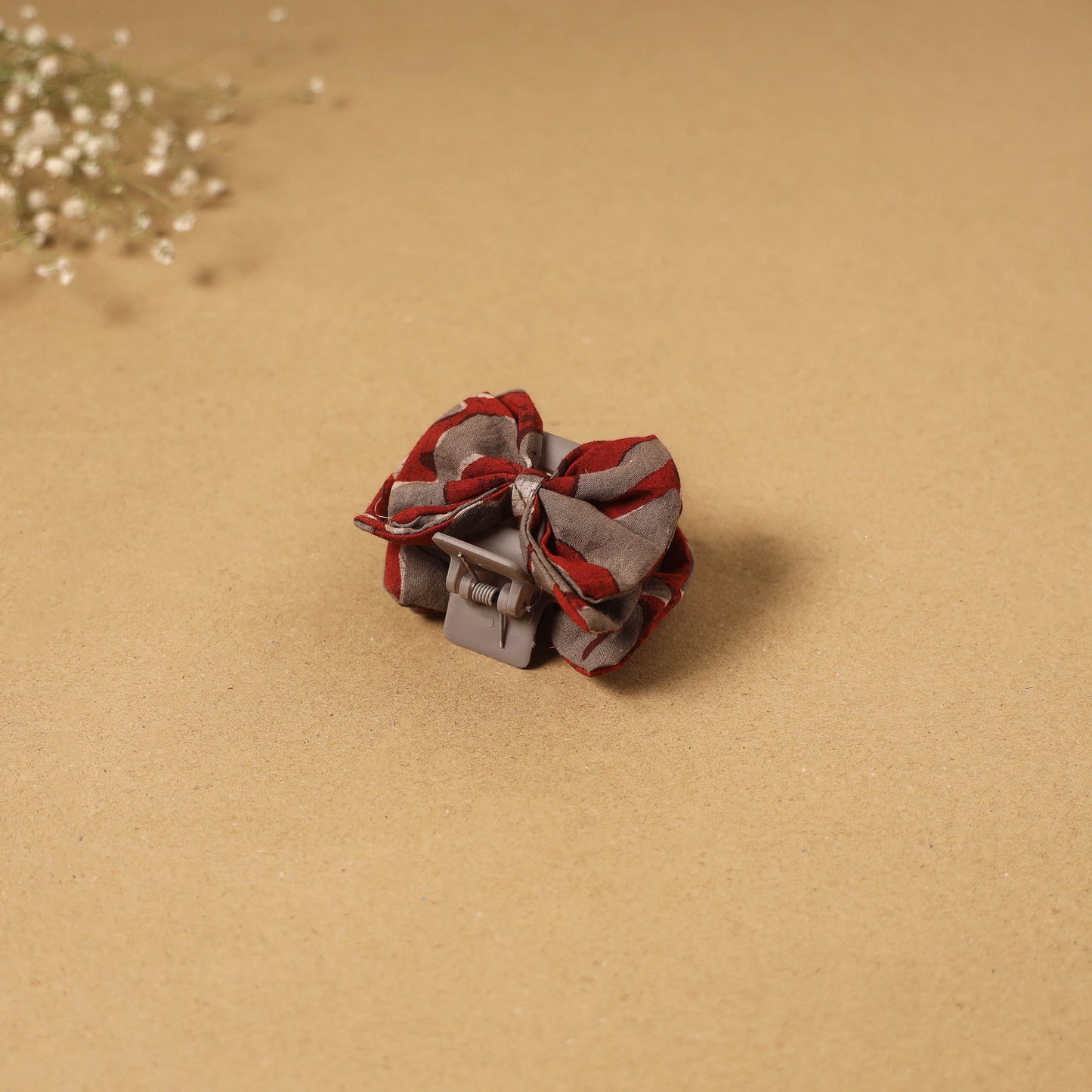 Handmade women’s bow hair claw clip 89 - handcrafted