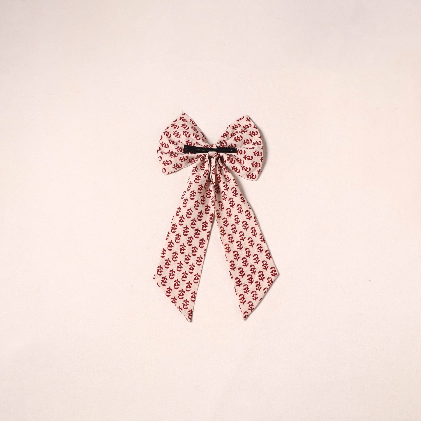 Handmade women’s bow hair clip 62 - handcrafted