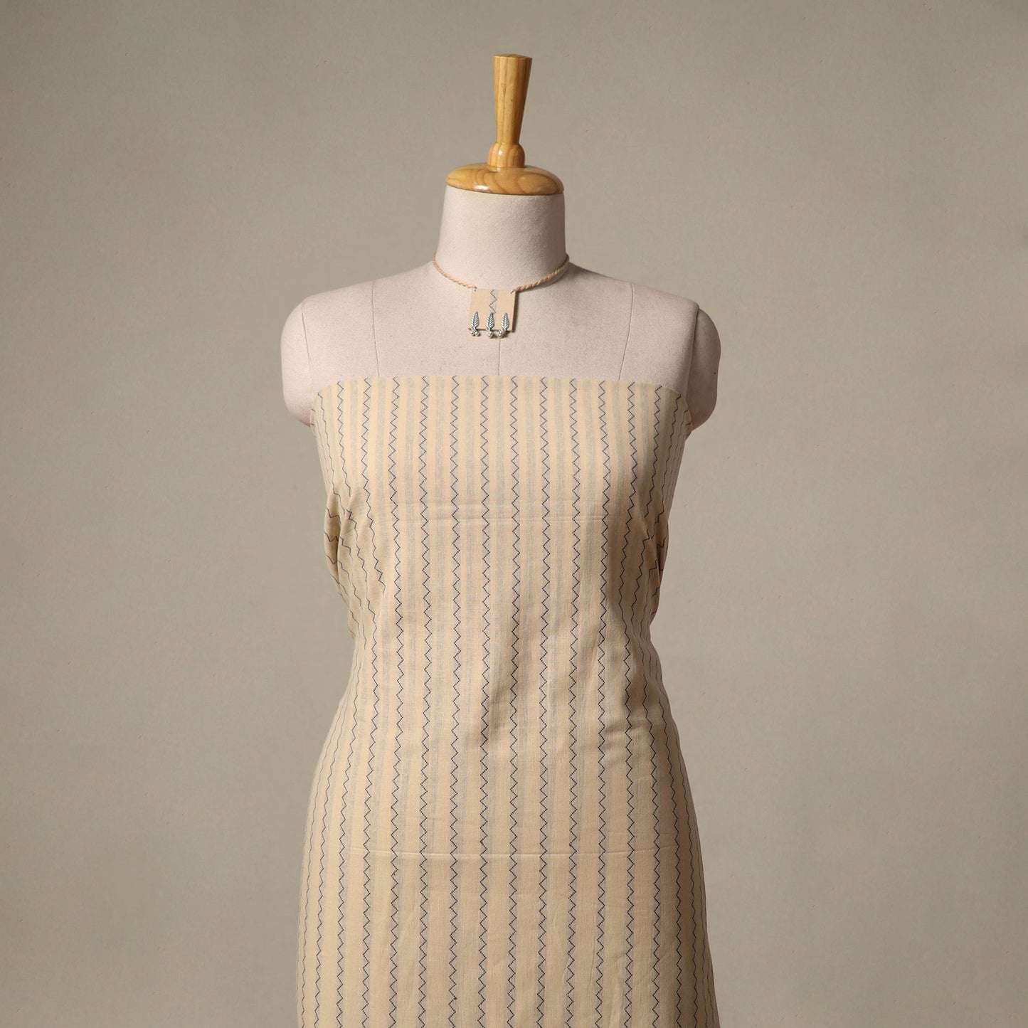 Jacquard cotton 2pc unstitched dress material
