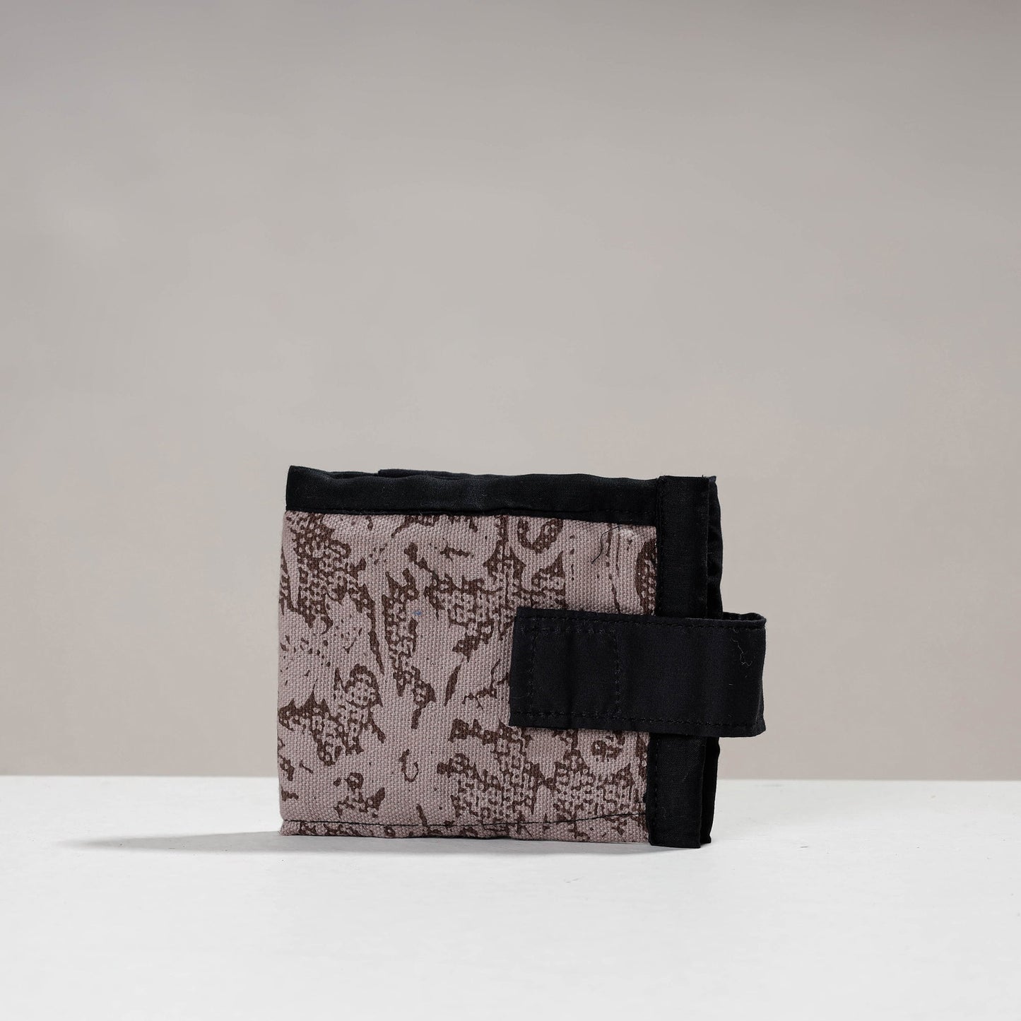 Beige Jugaad Handmade Cotton Wallet