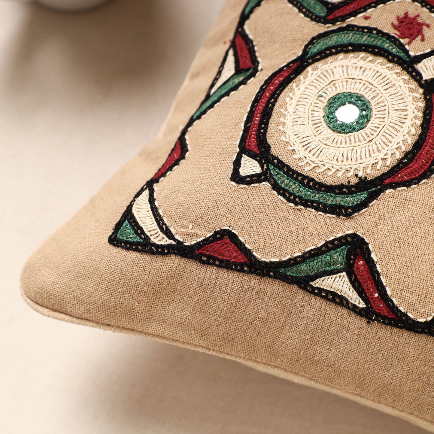 Pakko Embroidery Cushion Cover