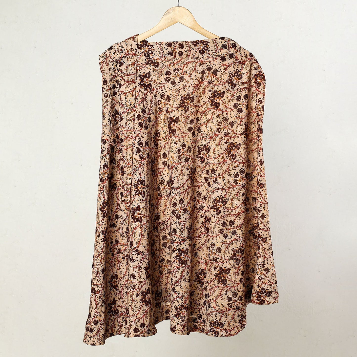 Kalamkari Block Printed Cotton Wrap Around Skirt 11 Online at iTokri.com