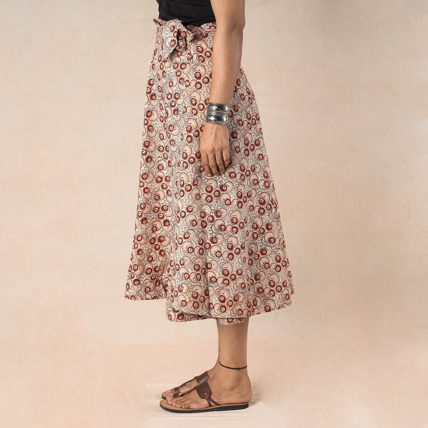 kalamkari cotton skirt