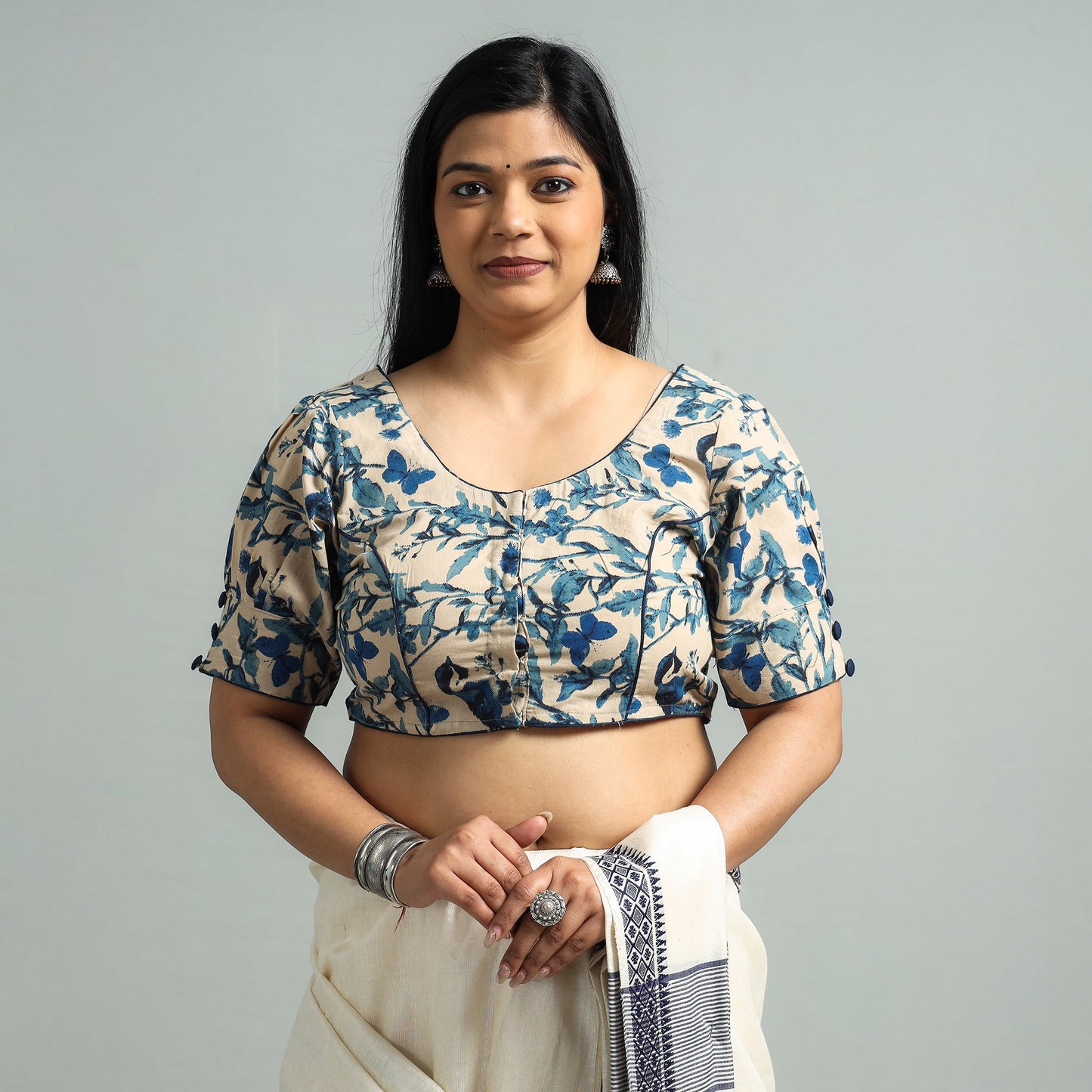 kalamkari stitched blouse