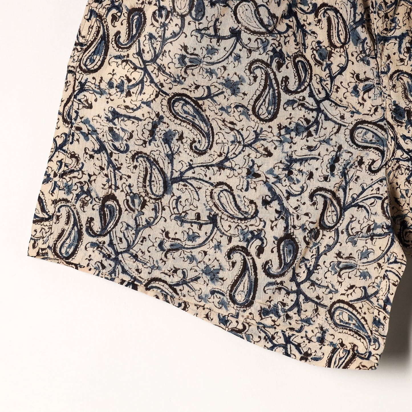 Kalamkari Block Printed Cotton Unisex Boxer/Shorts