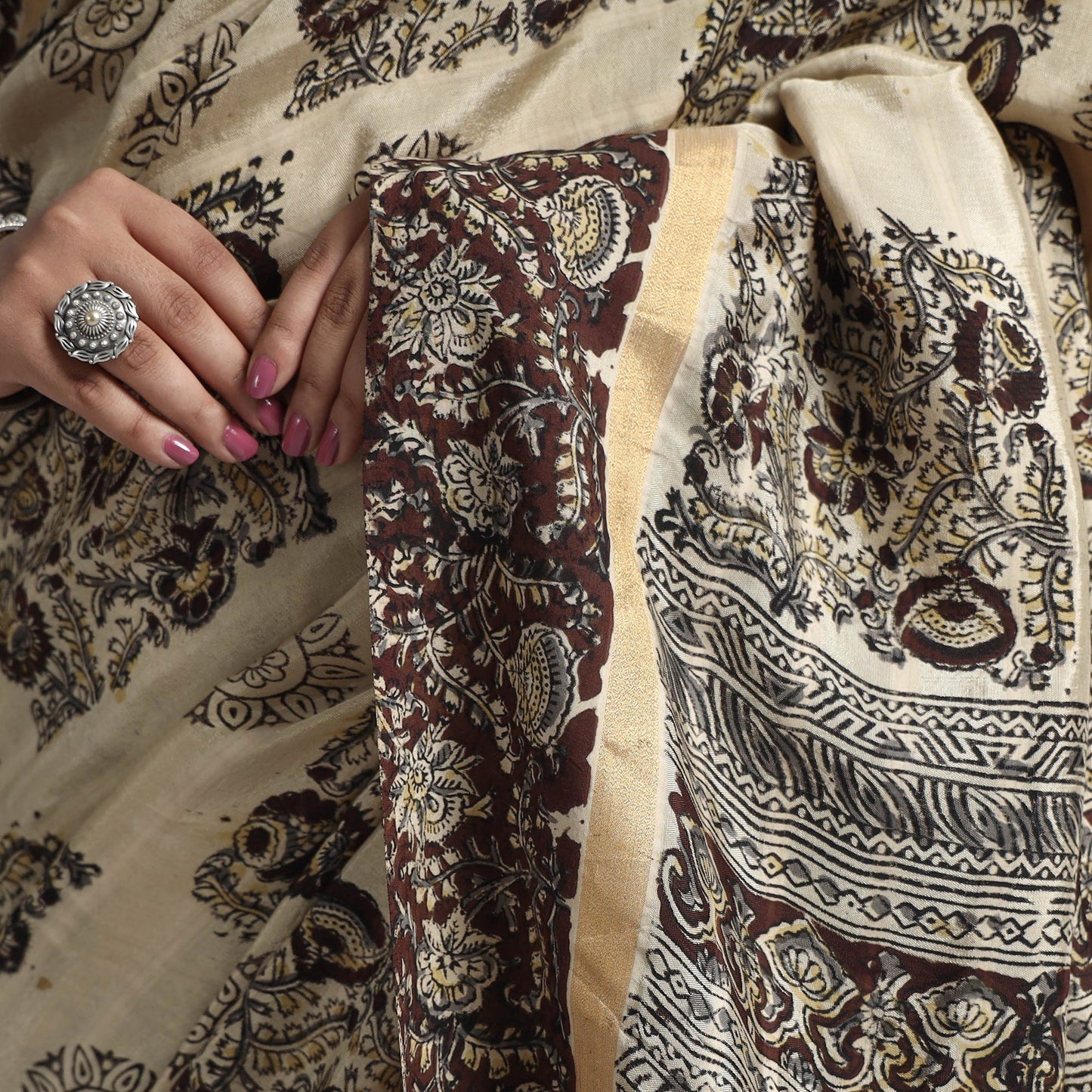 kalamkari Saree