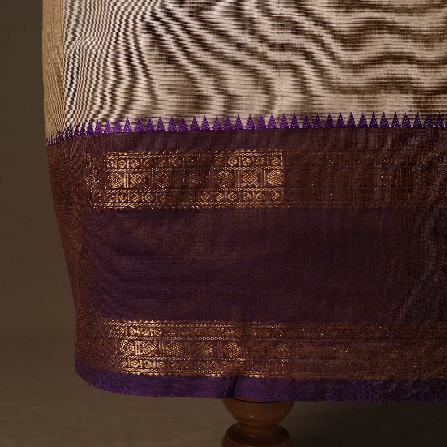Kandangi chettinad cotton 2pc unstitched dress material 35
