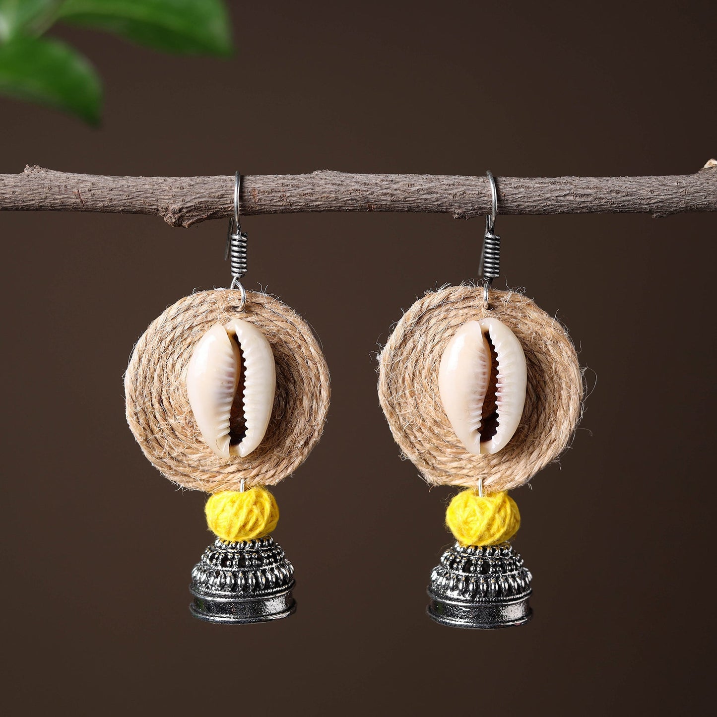 Jute Jhumki Earrings