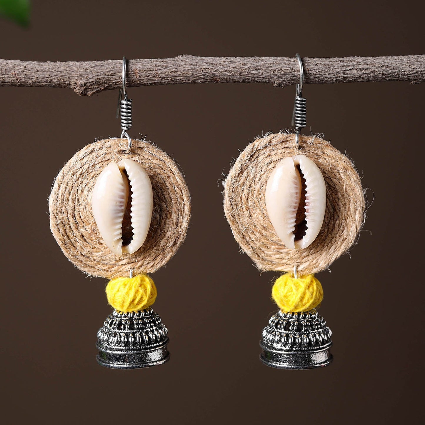 Jute Jhumki Earrings