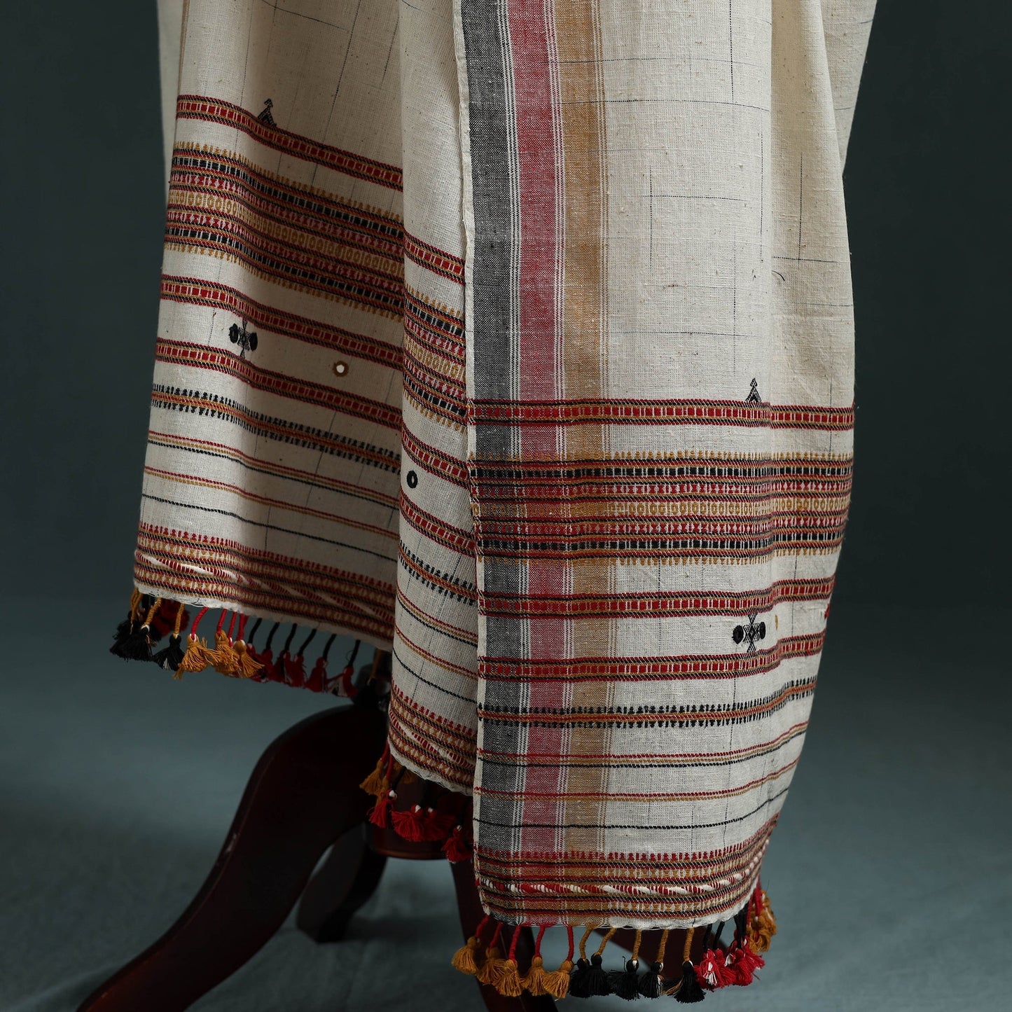 Kutch bhujodi handwoven mirror work organic kala cotton