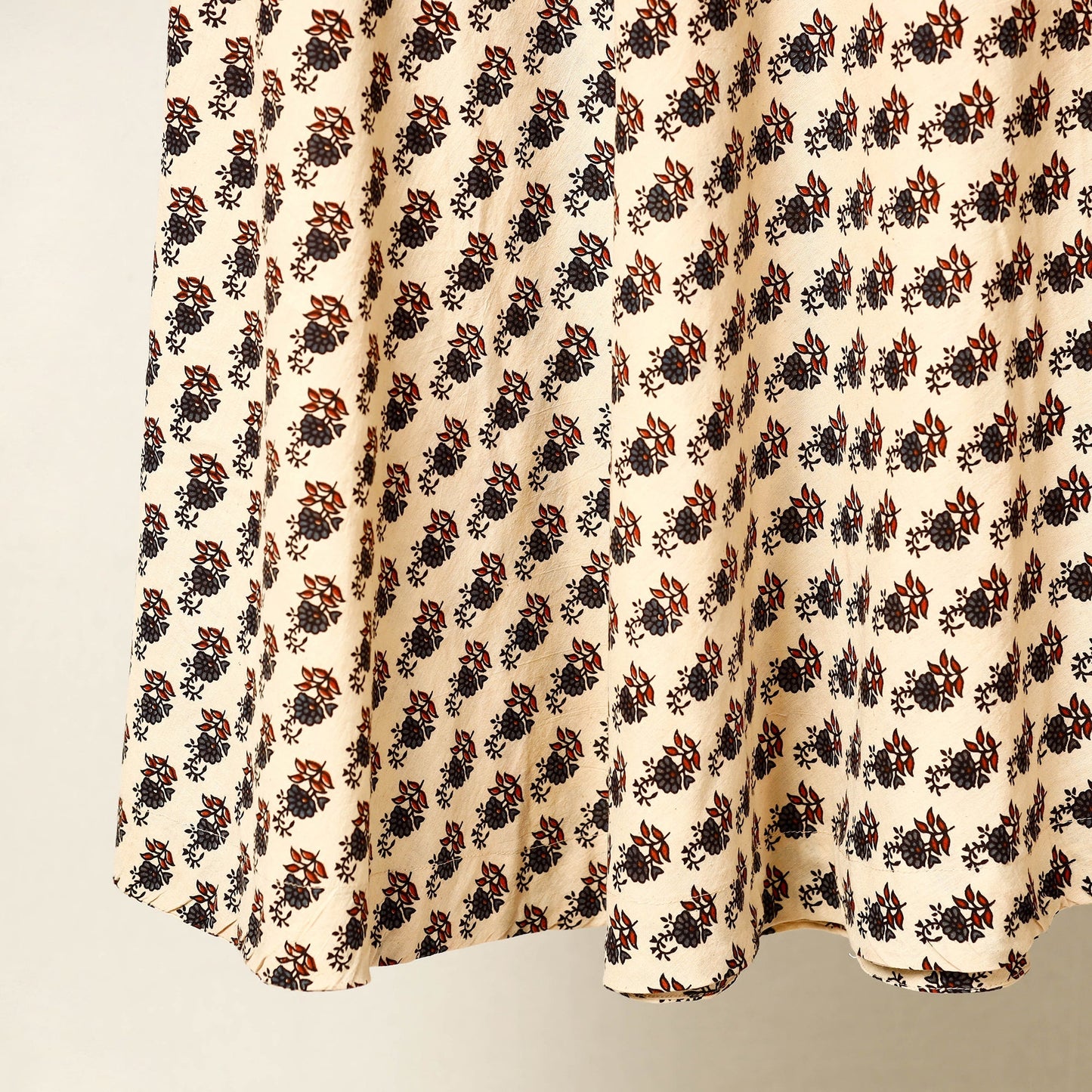 ajrakh cotton skirt