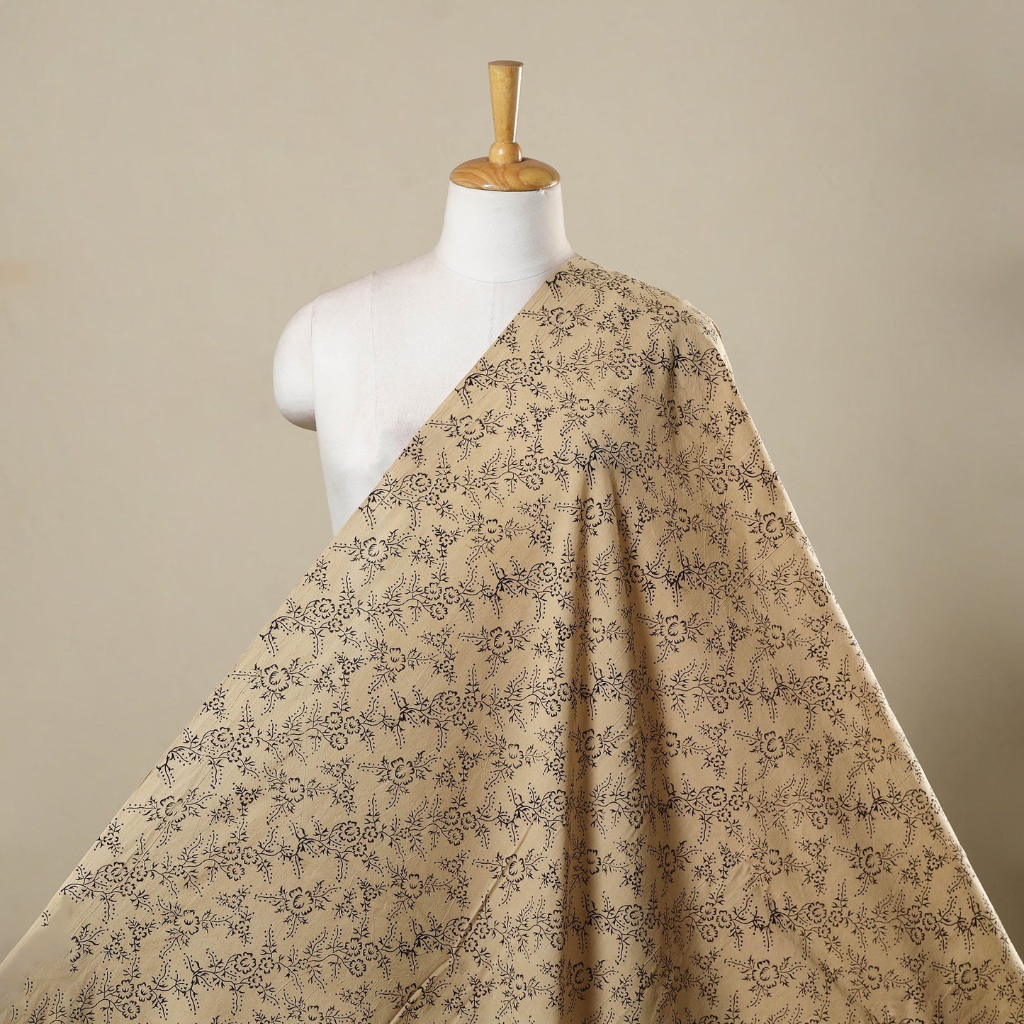 Natural dyed hand cotton pedana kalamkari fabric 15