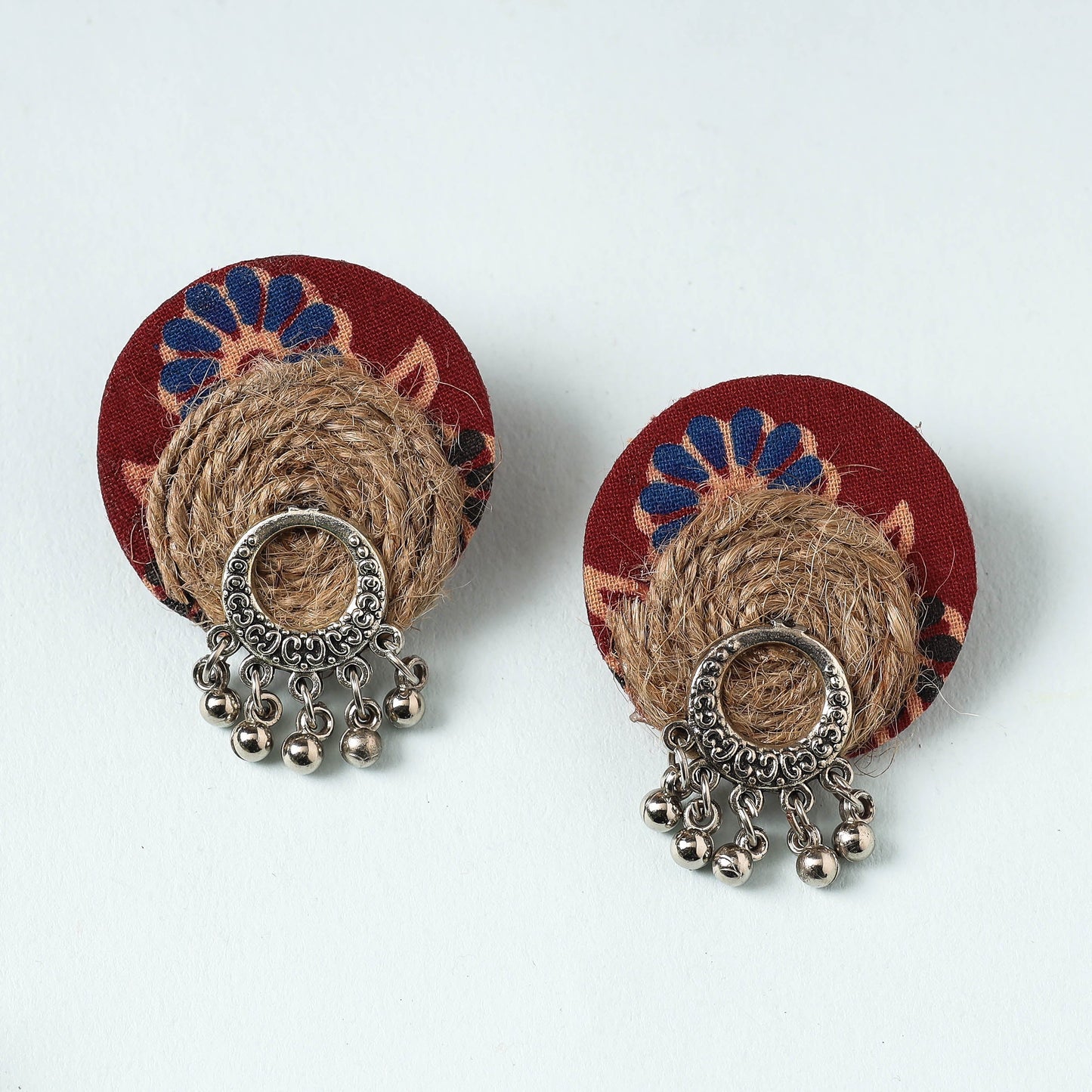 Handcrafted Fabart Earrings by Asalkaar
