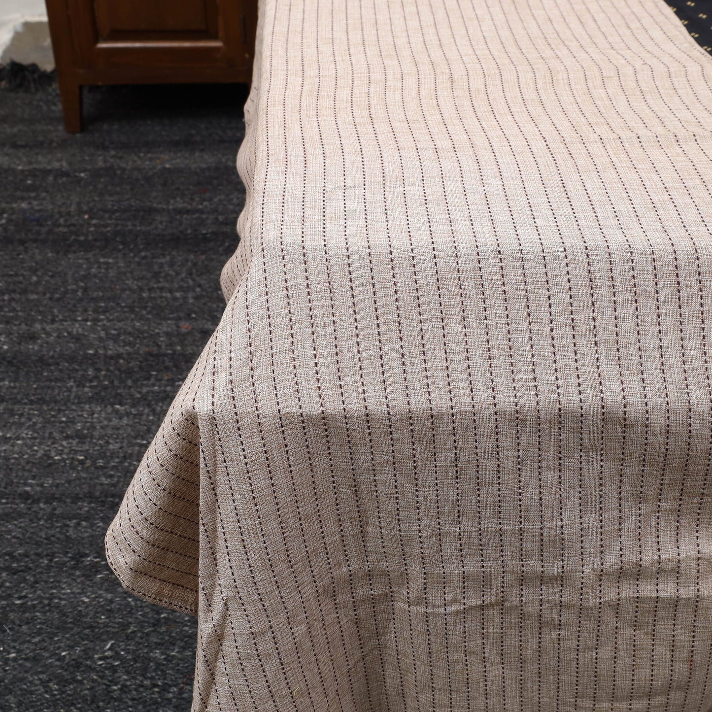 Begie Patchwork Cotton Double Jacquard Bed Sheet Set