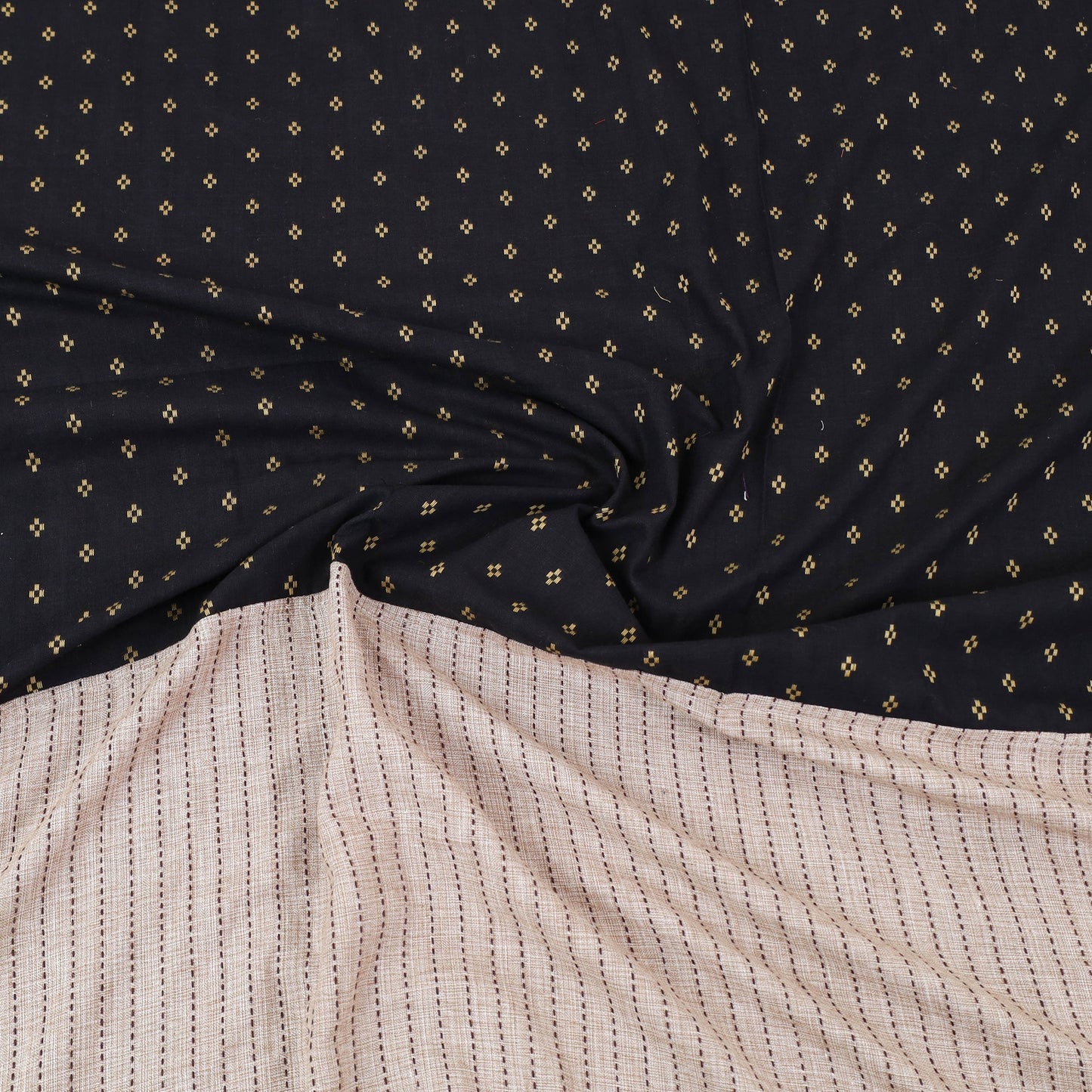 Begie Patchwork Cotton Double Jacquard Bed Sheet Set
