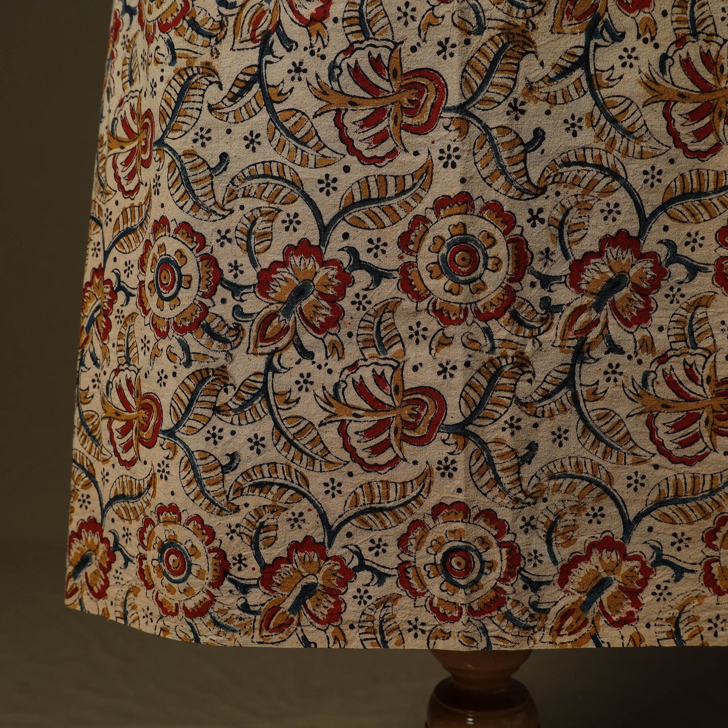 Pedana hand block print natural dyed cotton kalamkari 2pc