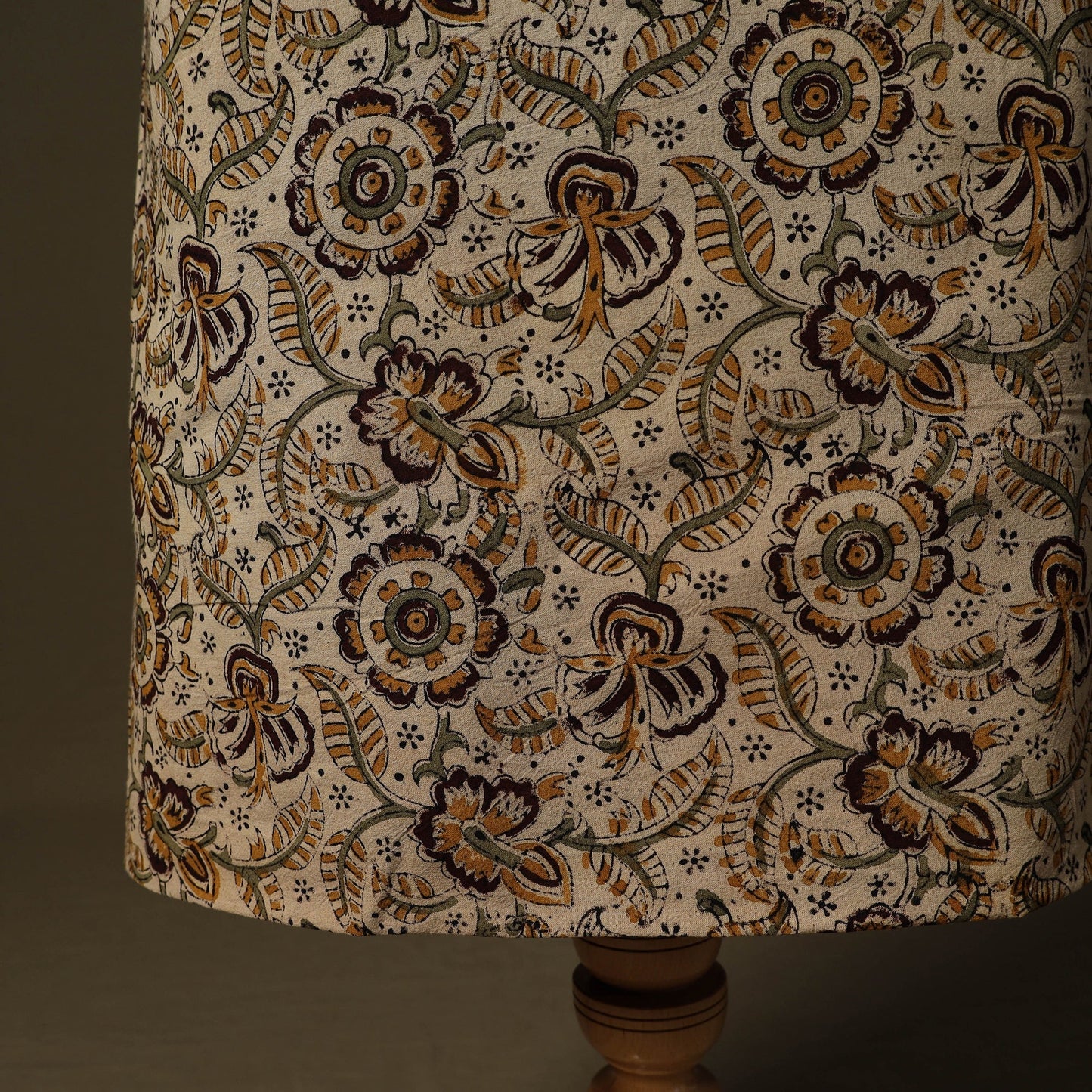 Pedana hand block print natural dyed cotton kalamkari 2pc