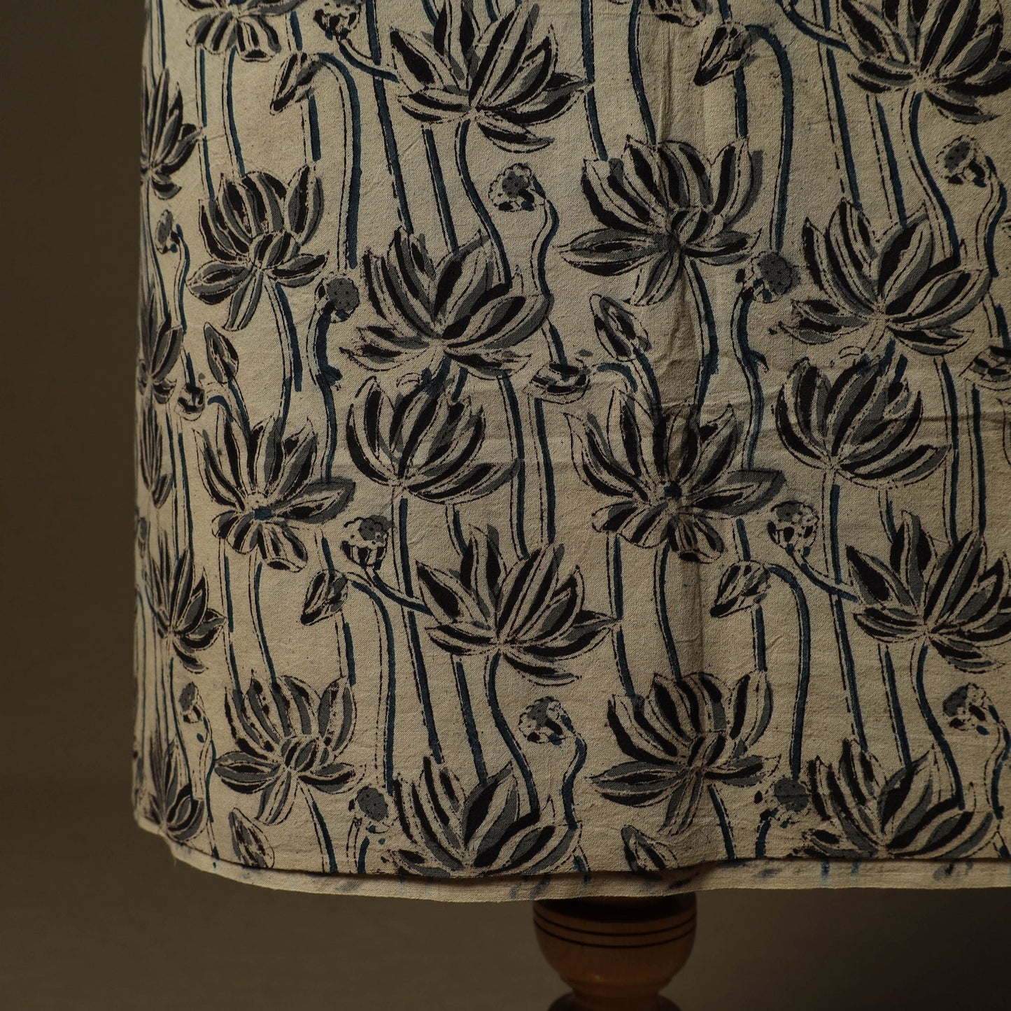 Pedana hand block print natural dyed cotton kalamkari 2pc