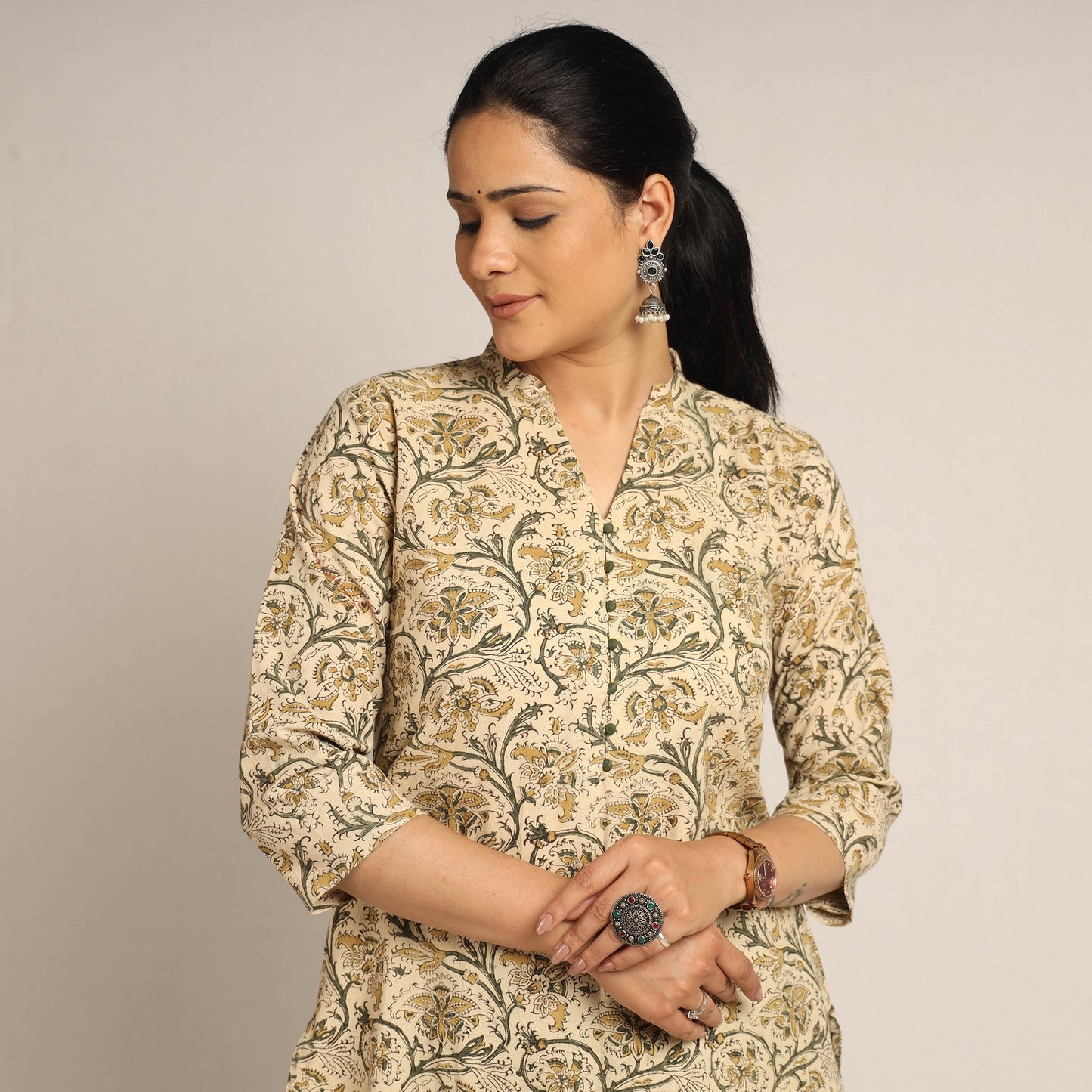 Kalamkari Kurta with Palazzo Set