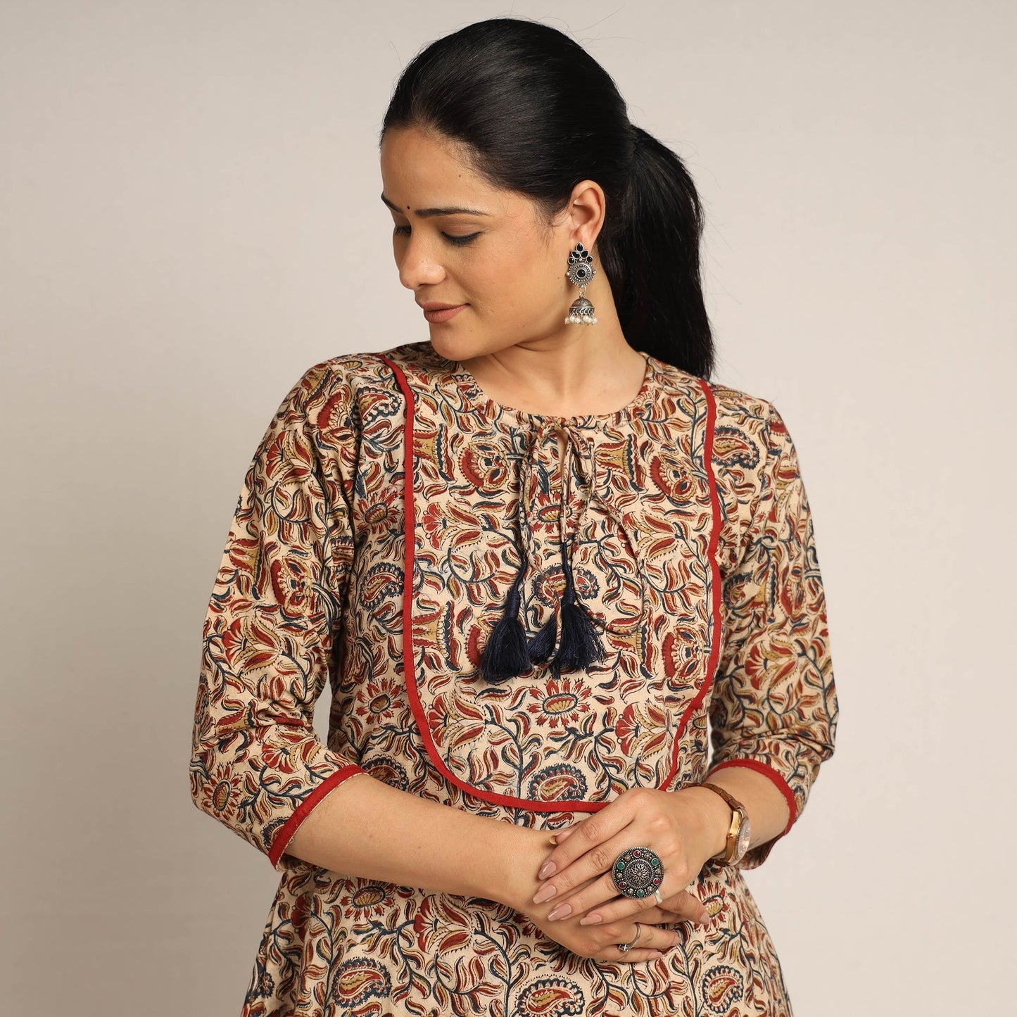 Kalamkari Kurta Palazzo Set