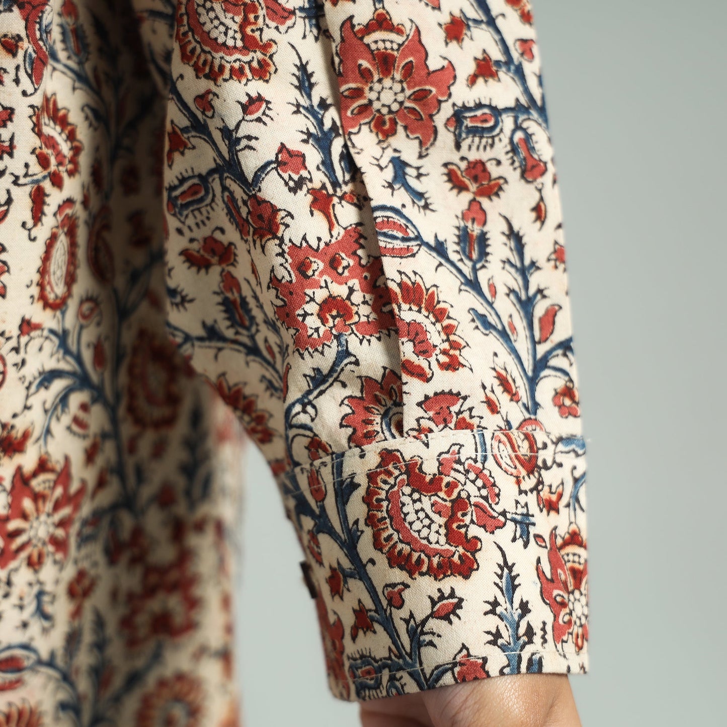 Buy Pedana Kalamkari Block Printed Cotton Co-Ord Set Online at iTokri.com