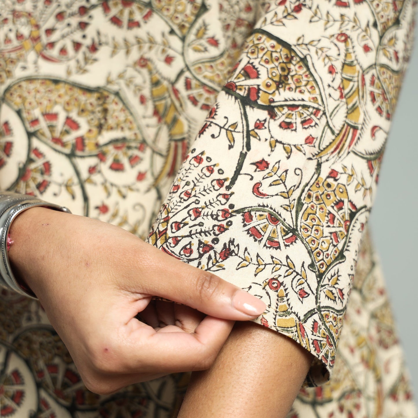 Buy Pedana Kalamkari Block Printed Cotton Co-Ord Set Online at iTokri.com