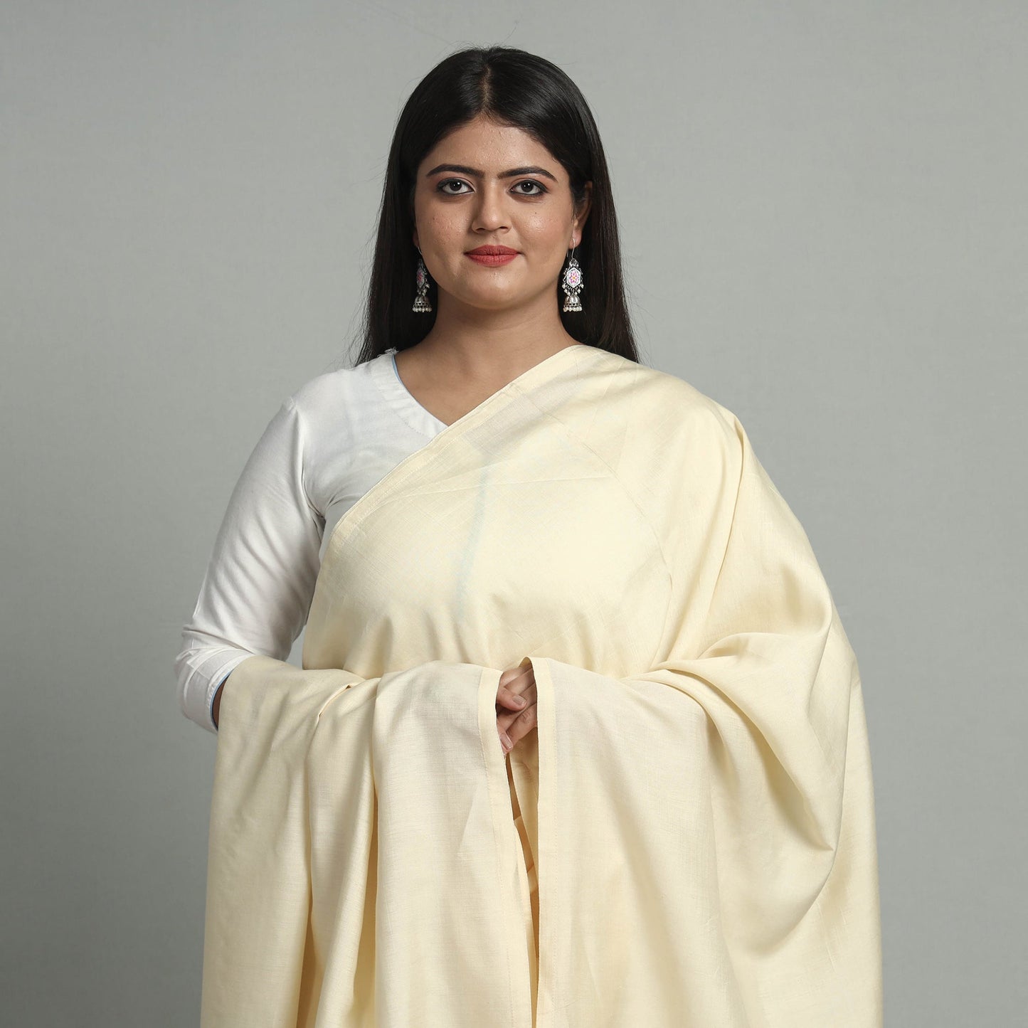 Phulkari Hand Embroidery Silk Handloom Dupatta Online at iTokri.com