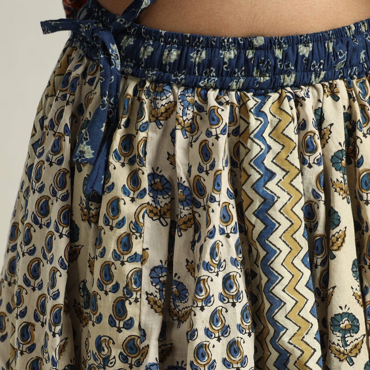 Ajrakh Patchwork Skirt