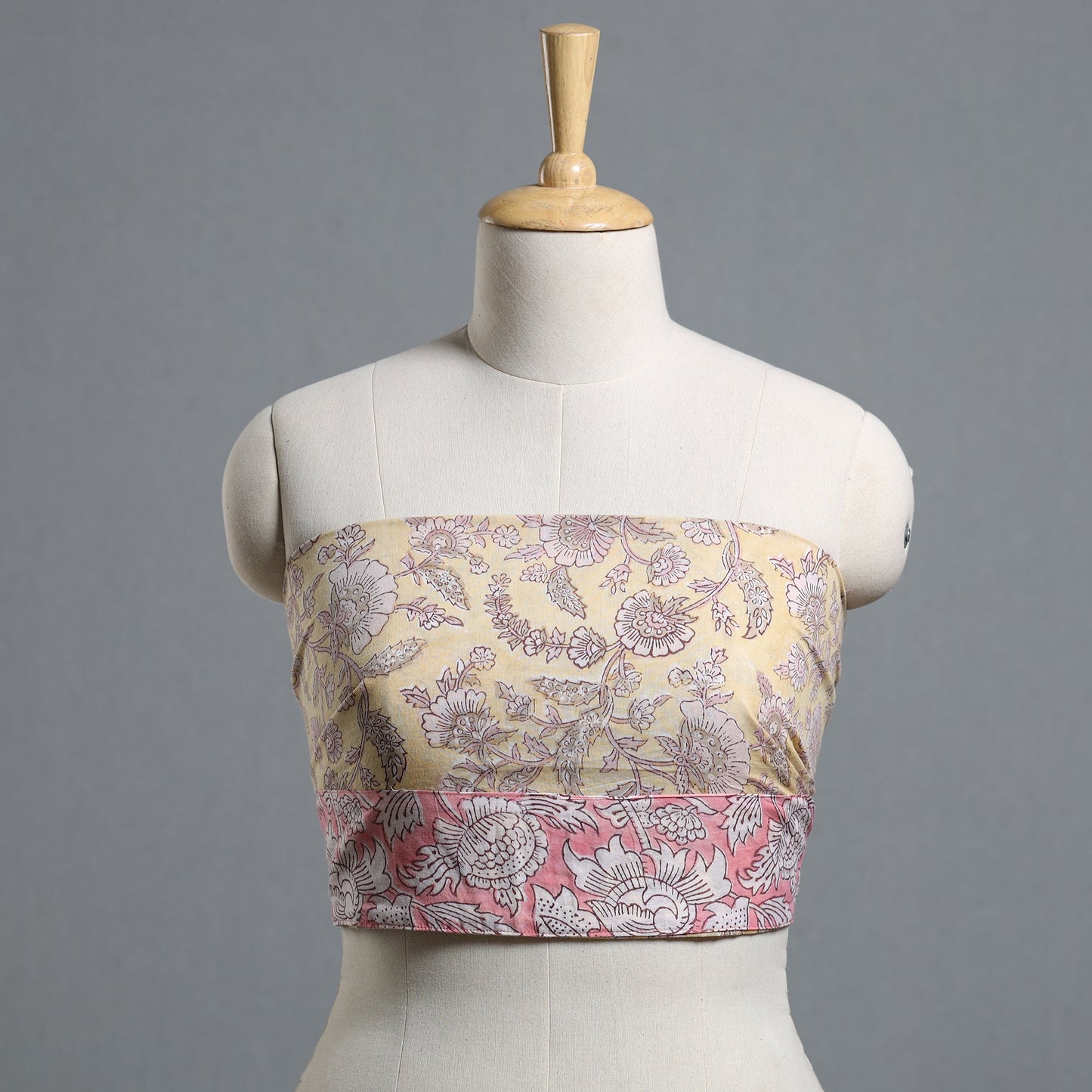 Buy Block Printed Cotton Blouse Piece 11