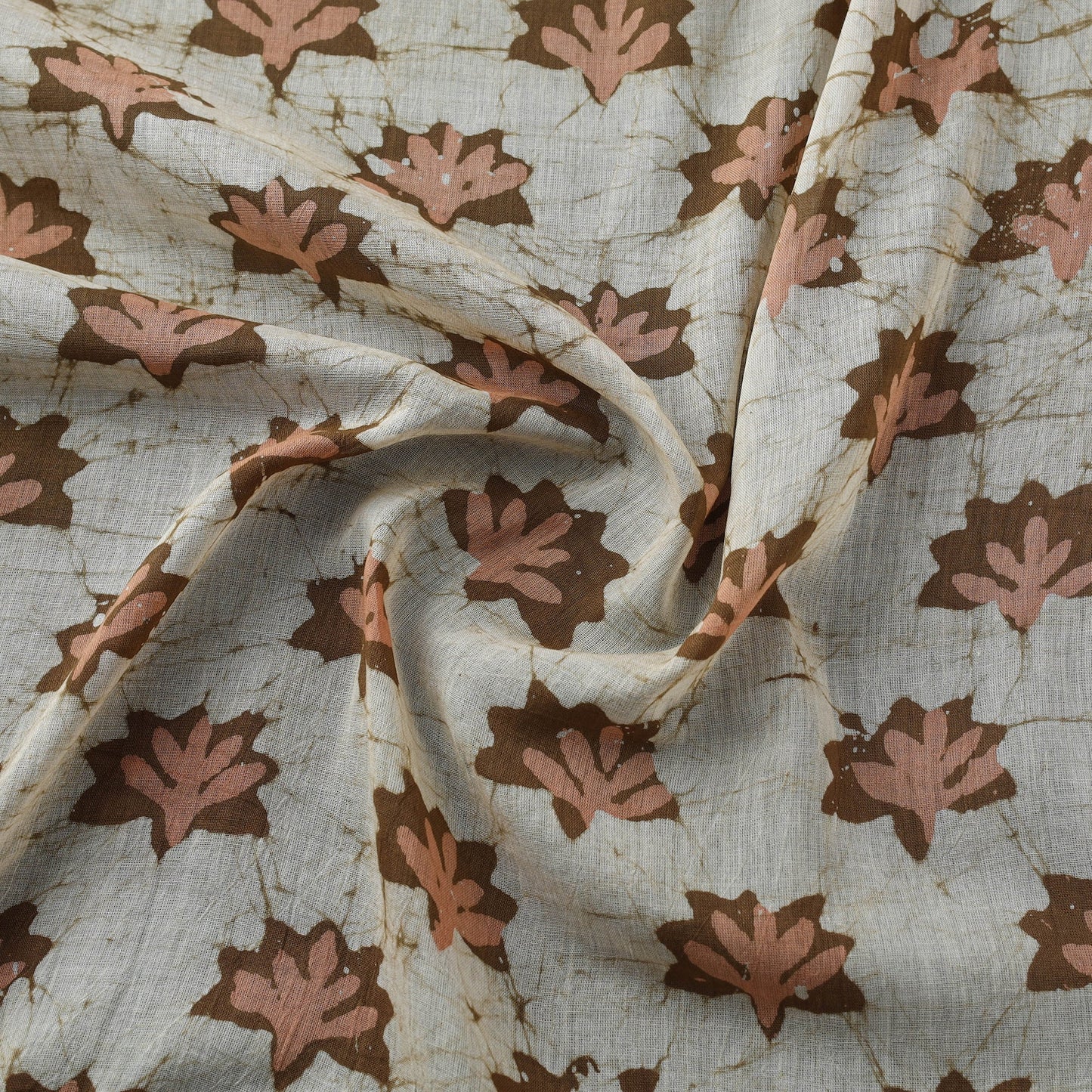 Pure mul cotton kutch hand block batik print fabric 16