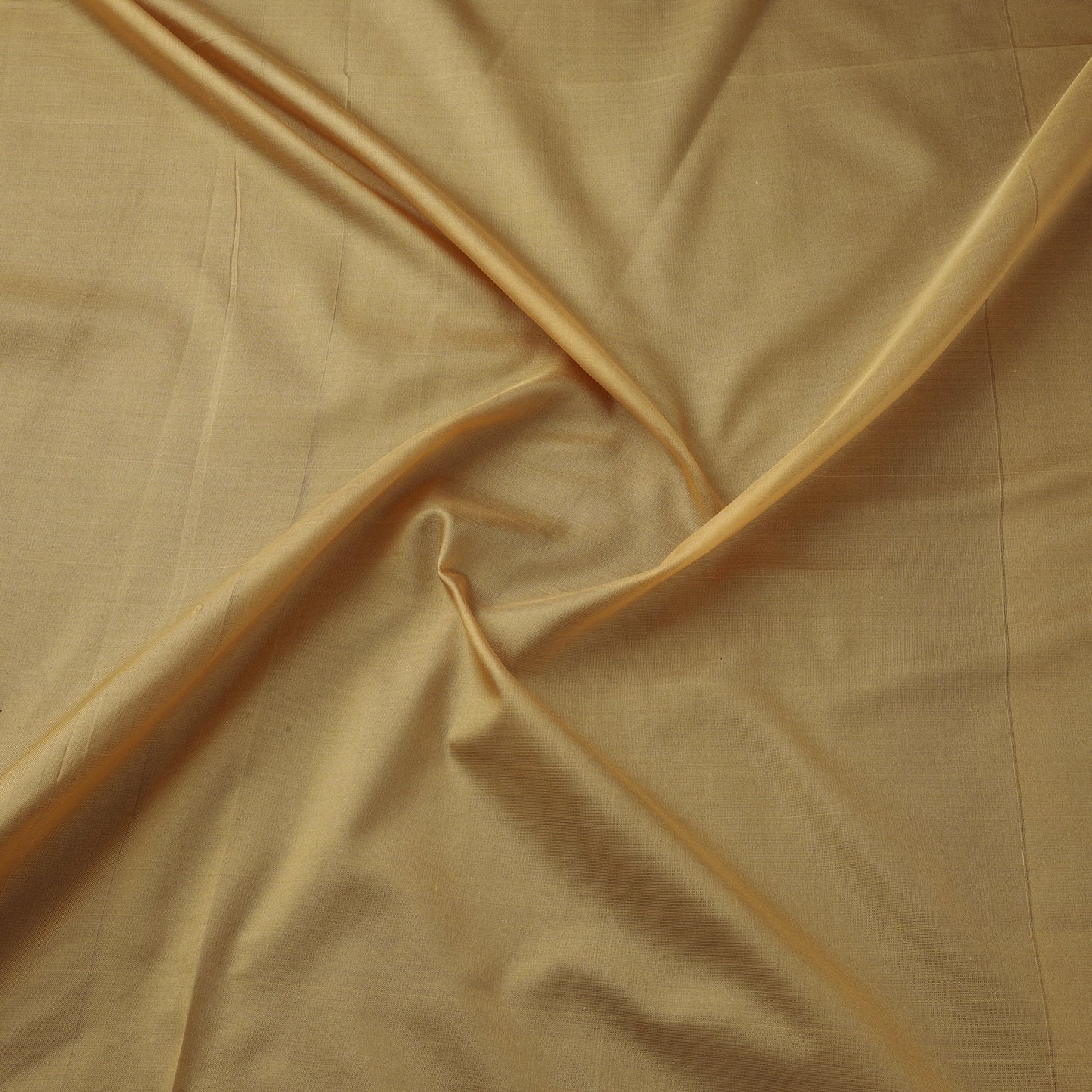 Beige - pure silk plain fabric 14 - handcrafted