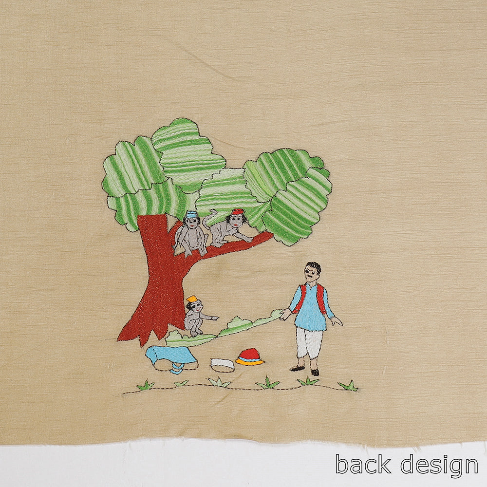 Kantha Embroidery Blouse Piece