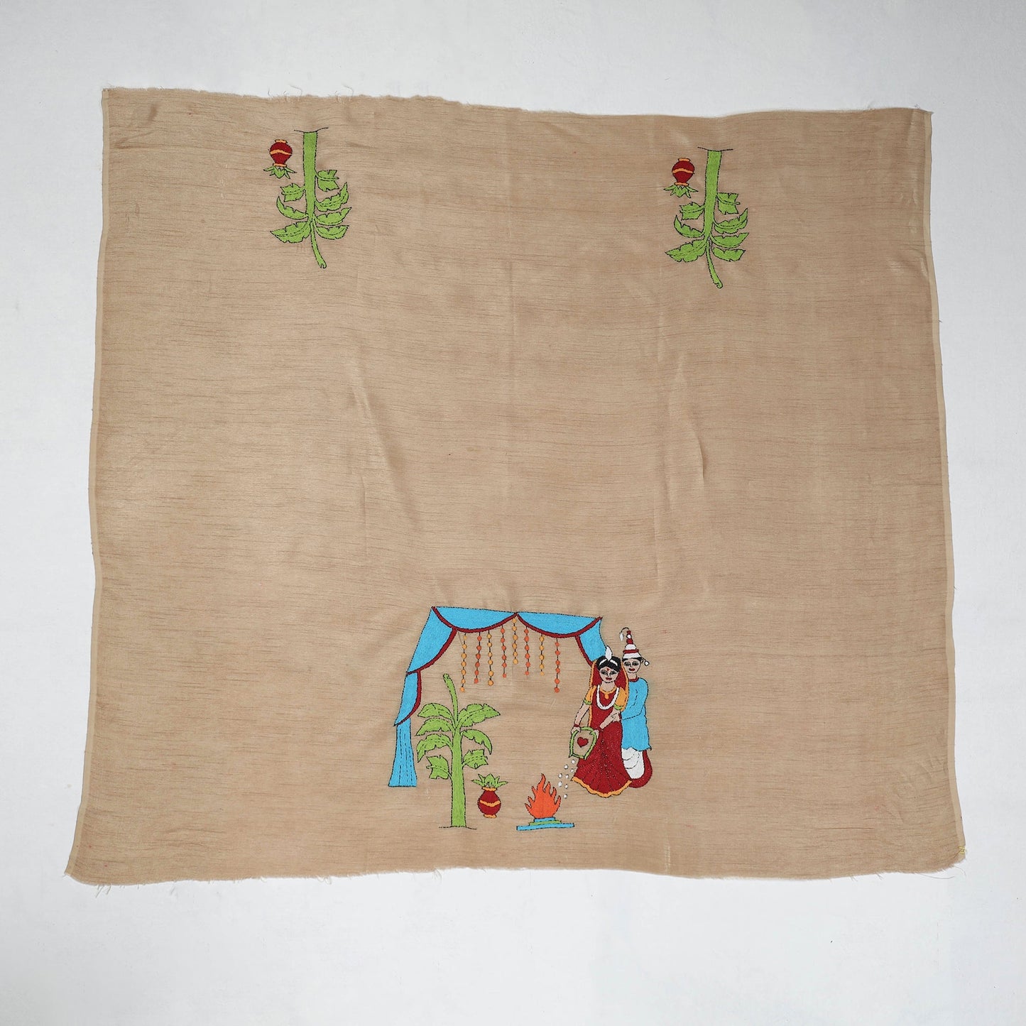 Kantha Embroidery Blouse Piece