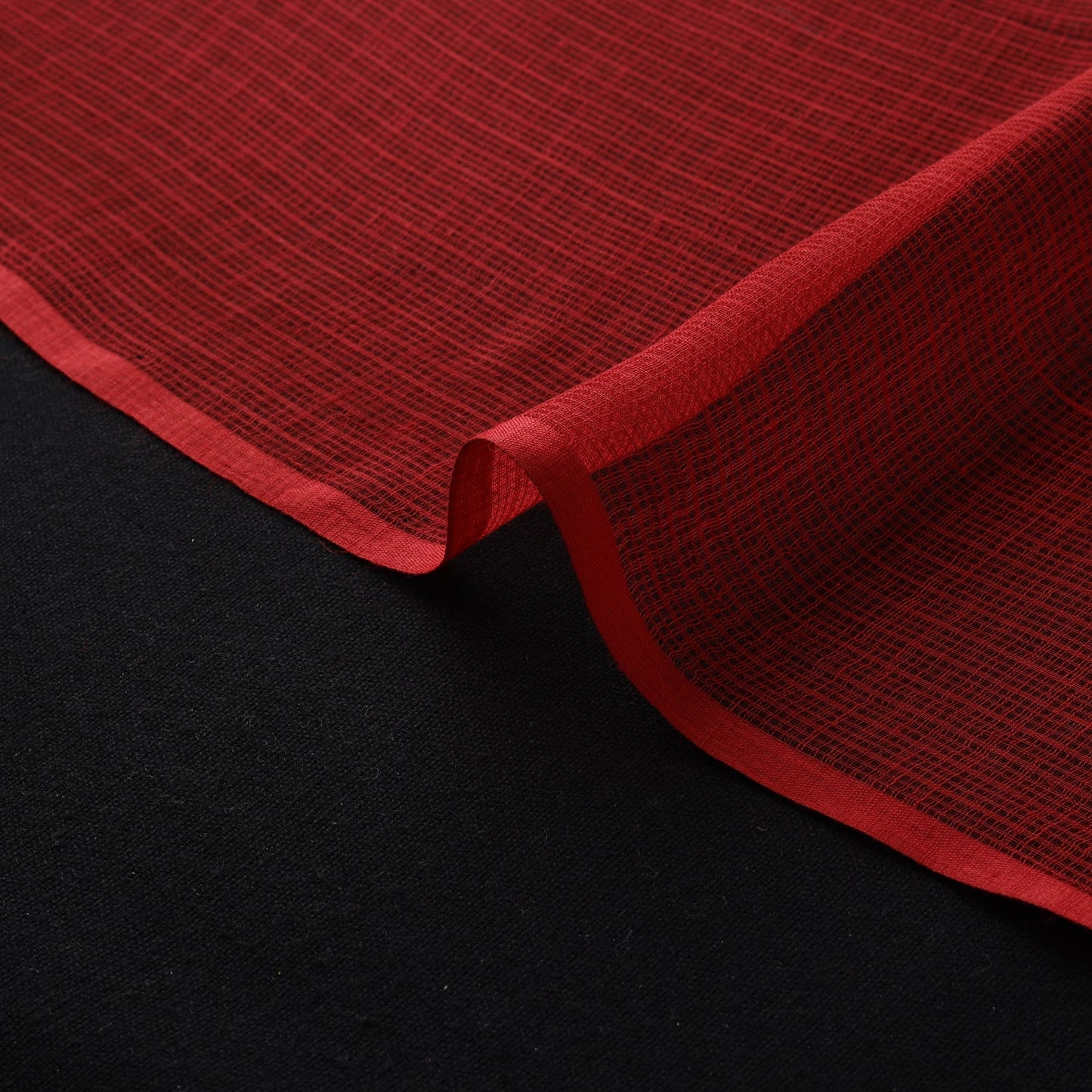 Kota doria cotton plain fabric 11 - handcrafted