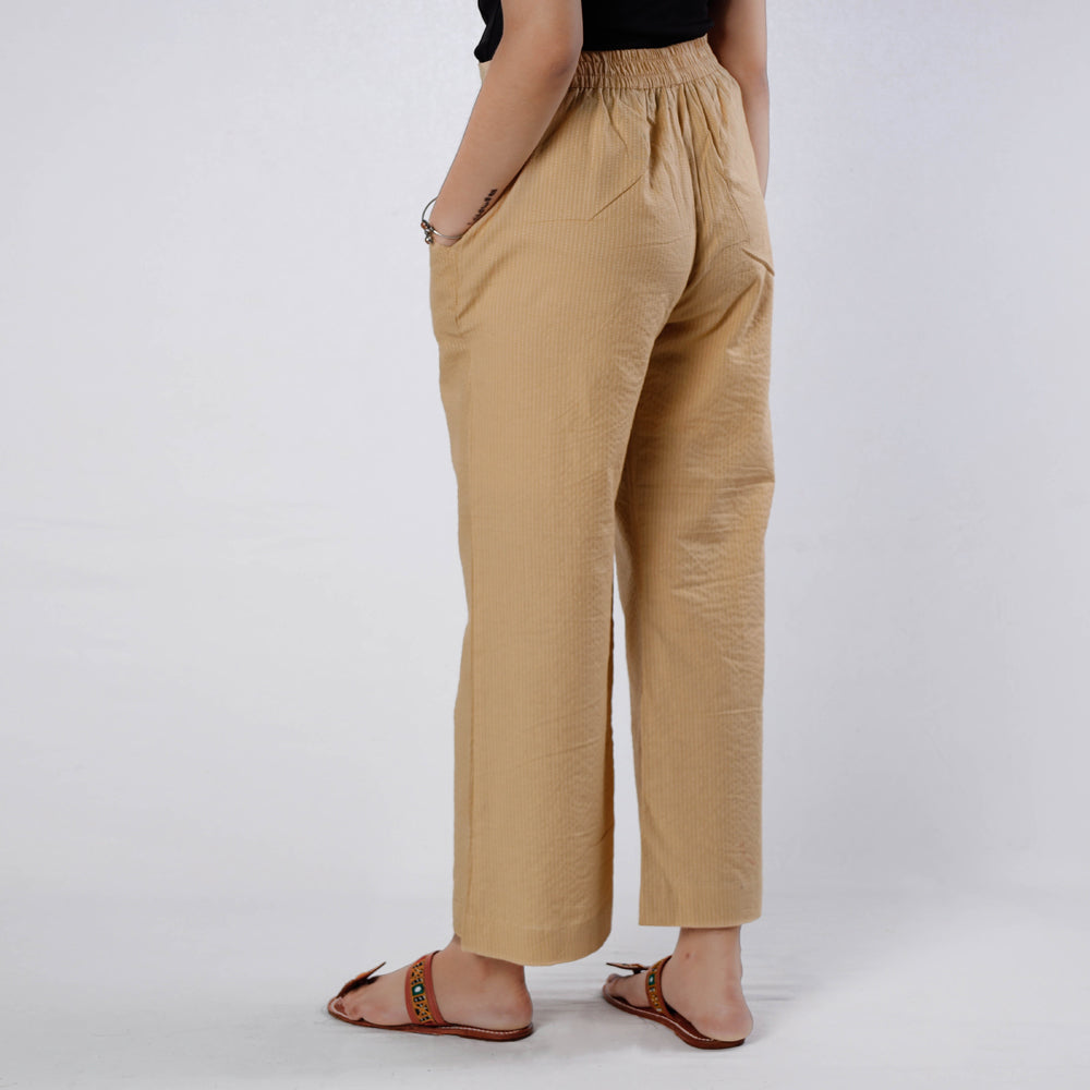 Running Stitch Cotton Palazzo by iTokri Casuals