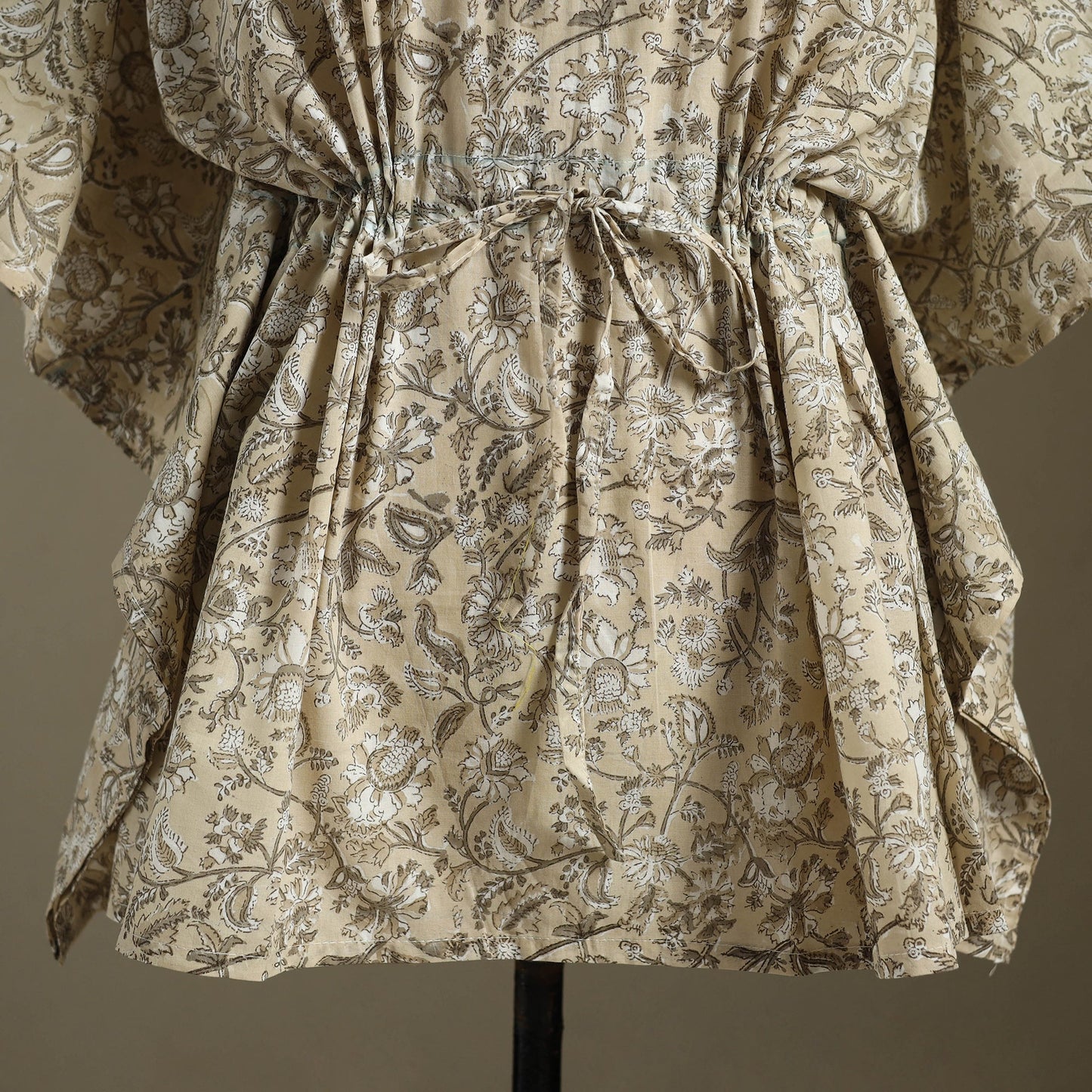 Sanganeri Block Print Cotton Kaftan (Short)