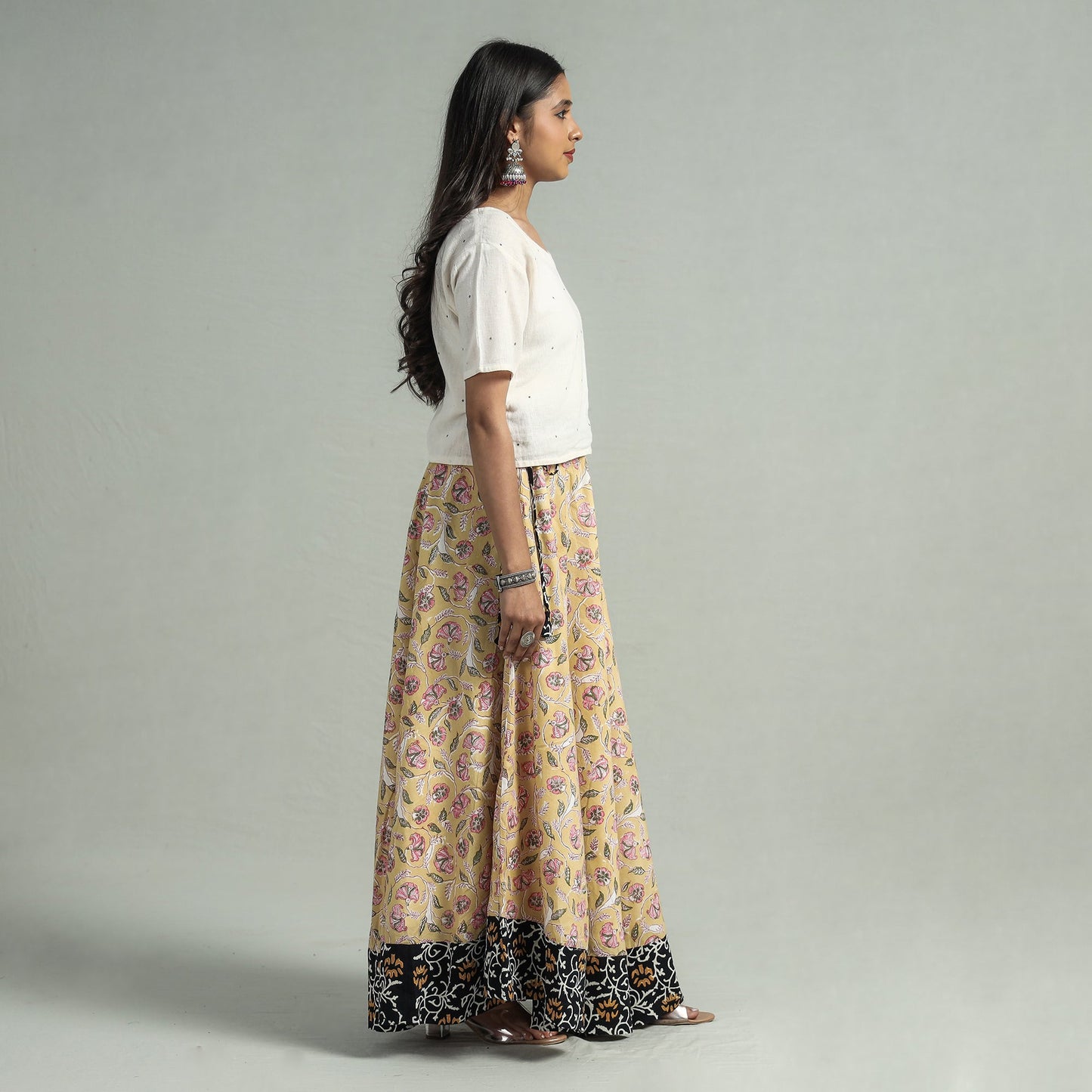 sanganeri cotton skirt