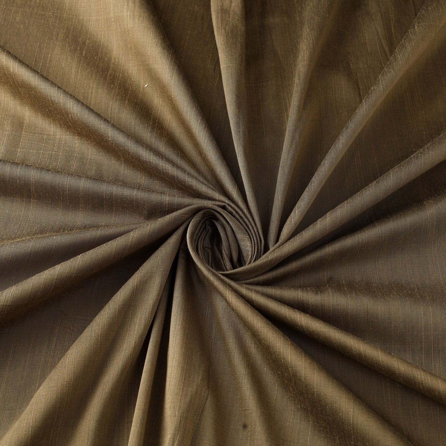 Beige Slub Silk Plain Fabric