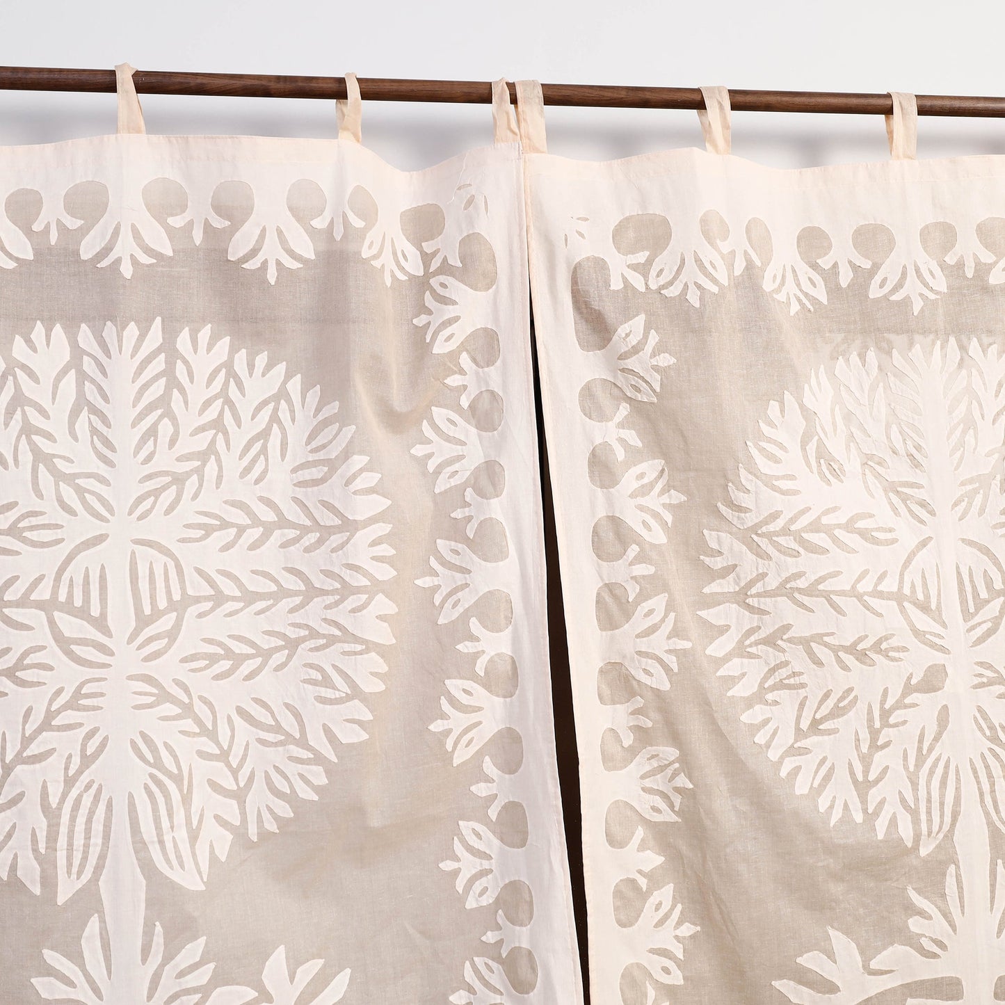 Applique Cutwork Window Curtain