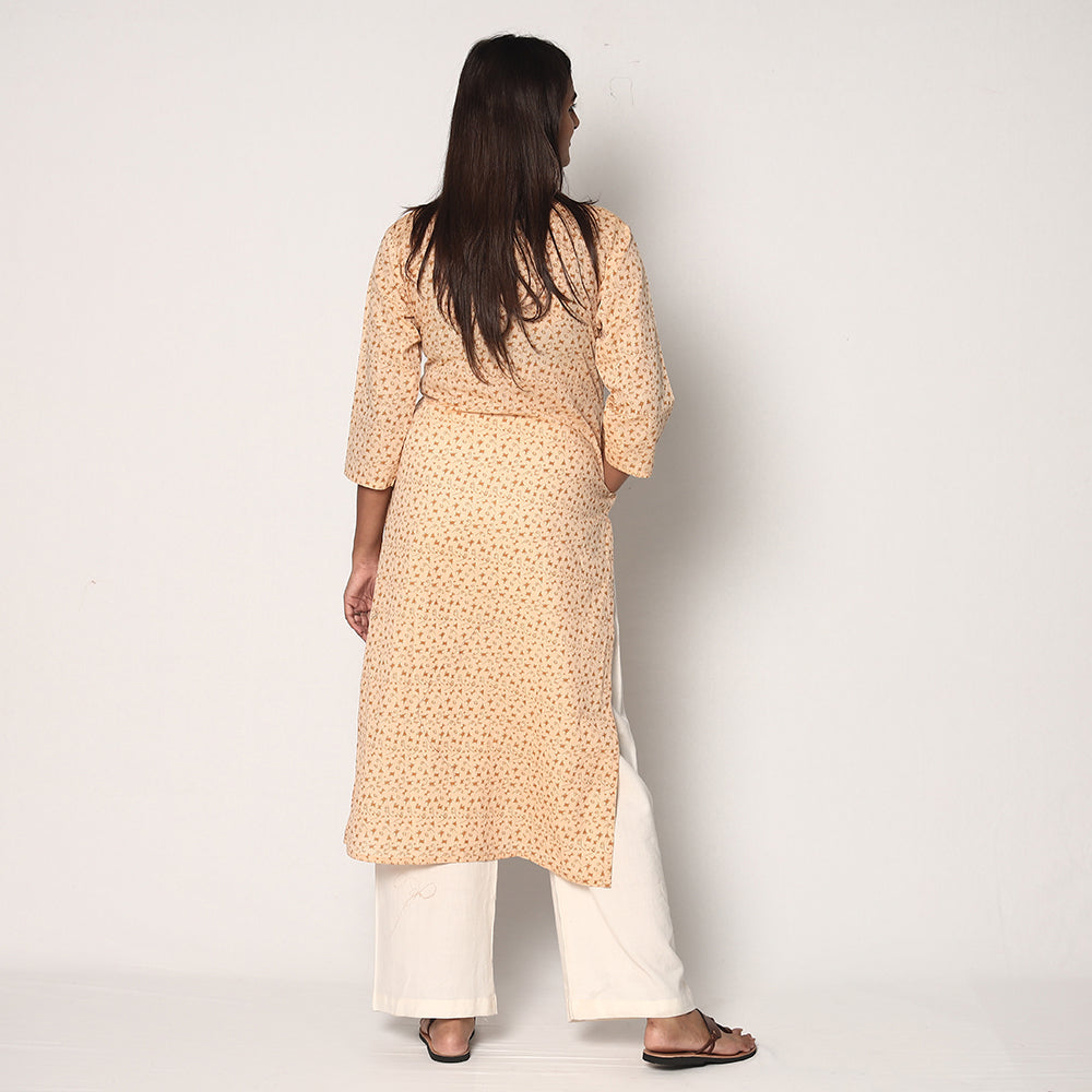Warli Printed Cotton Long Kurta Online