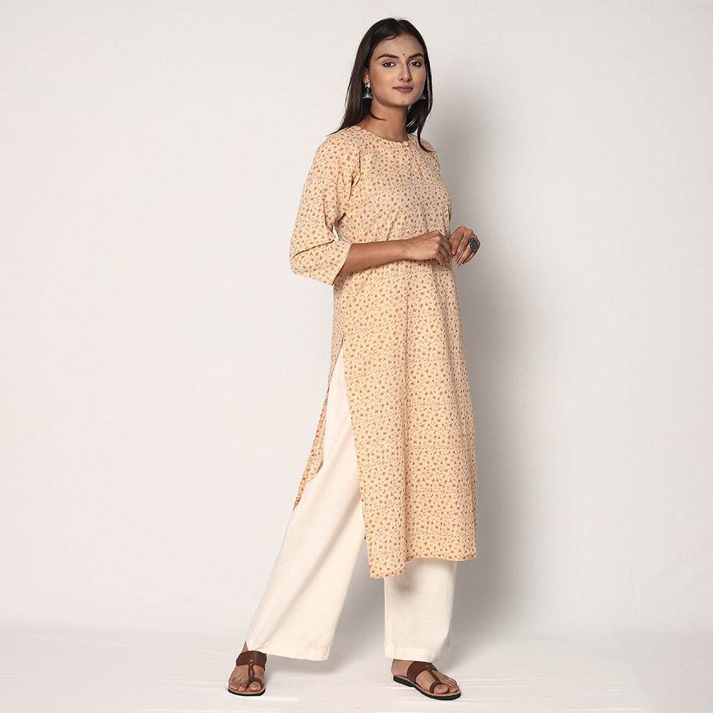 Warli Printed Cotton Long Kurta Online
