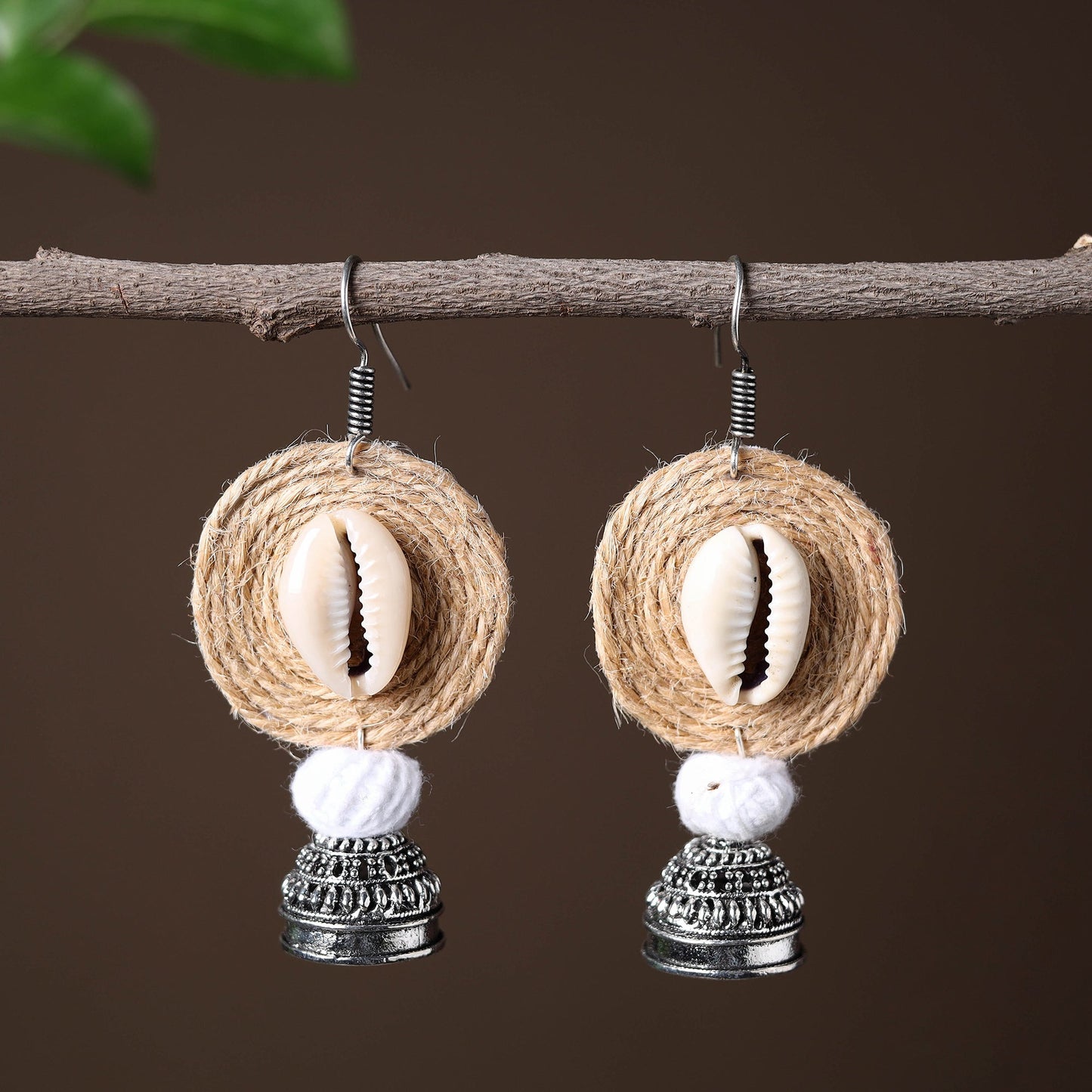 Jute Jhumki Earrings