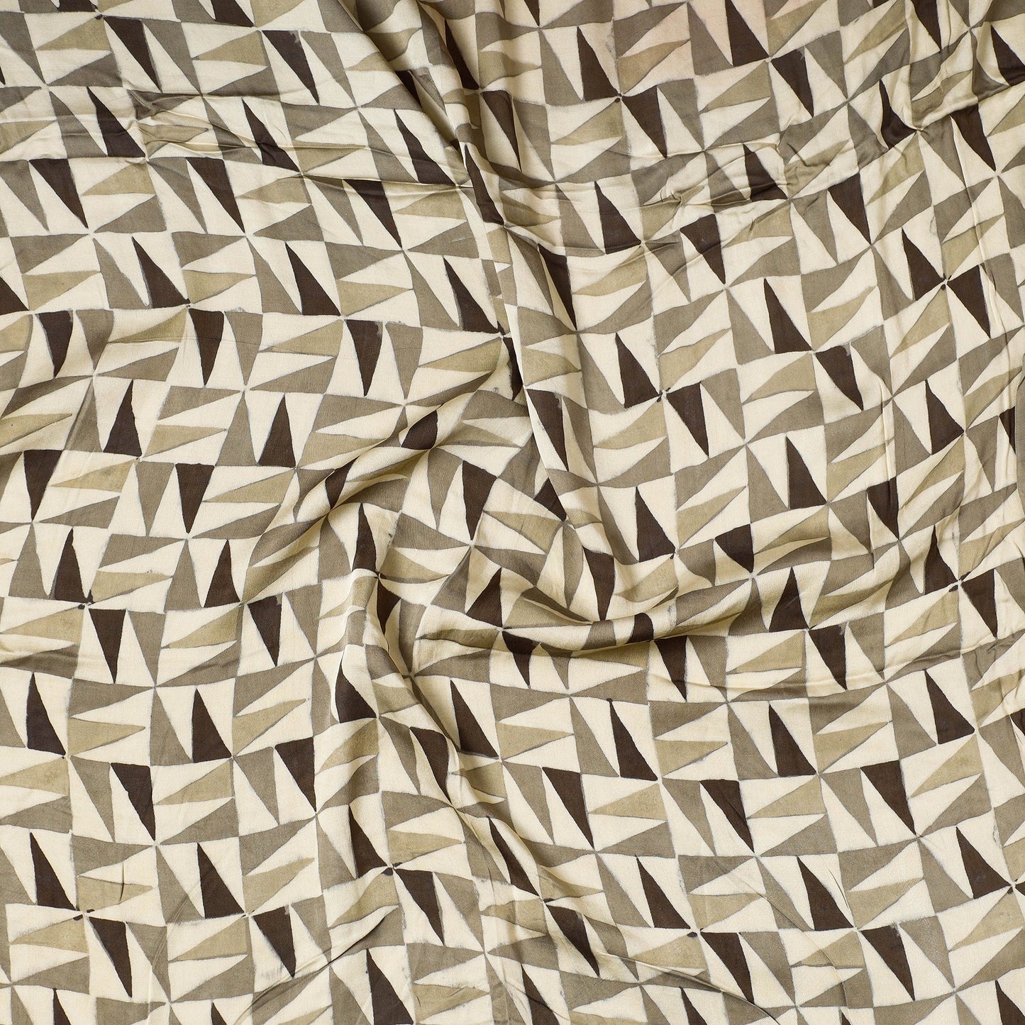 Vanaspati Block Printed Modal Silk Precut fabric